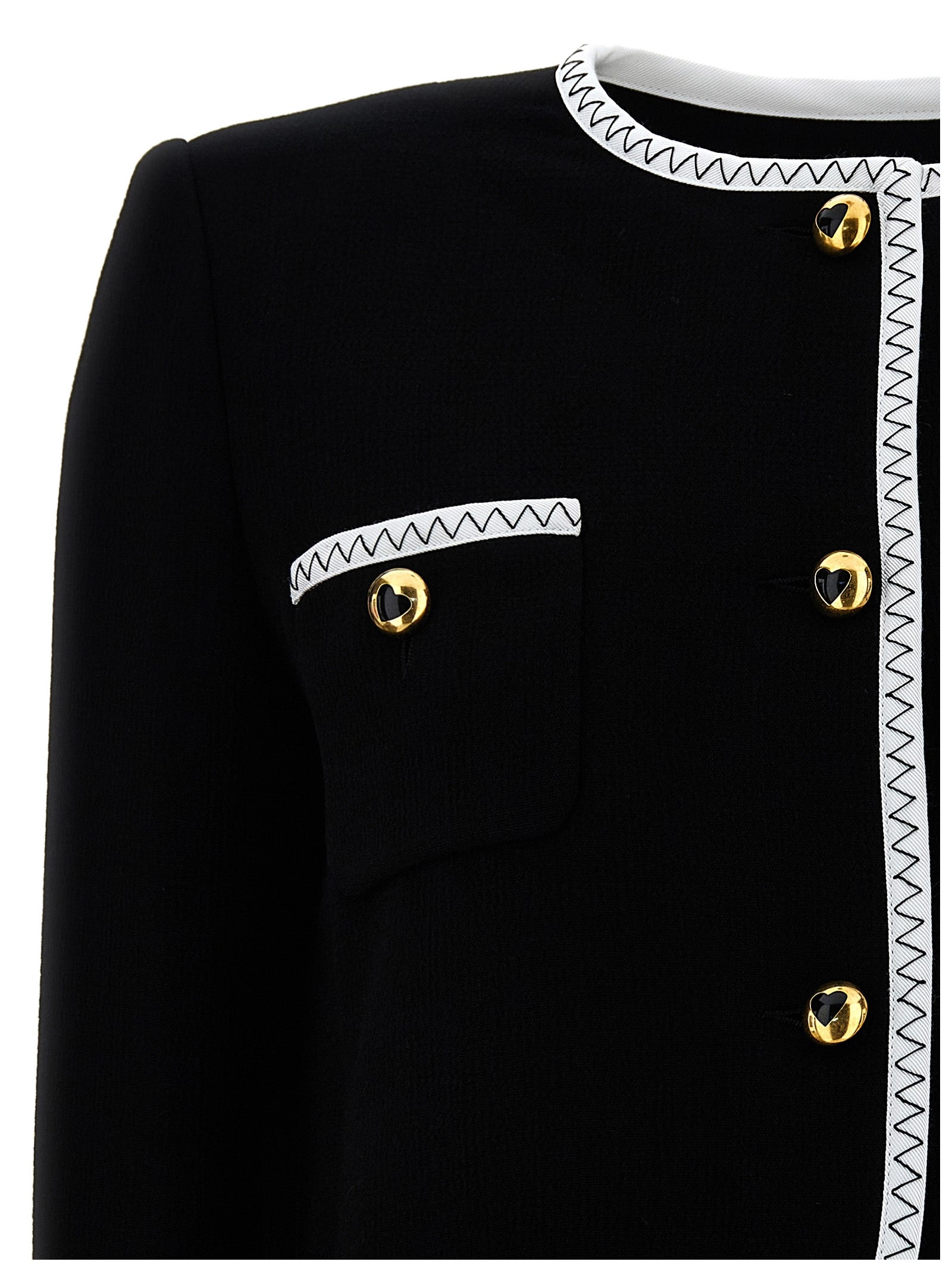 Moschino Women Crepe Short Jacket MOSCHINO