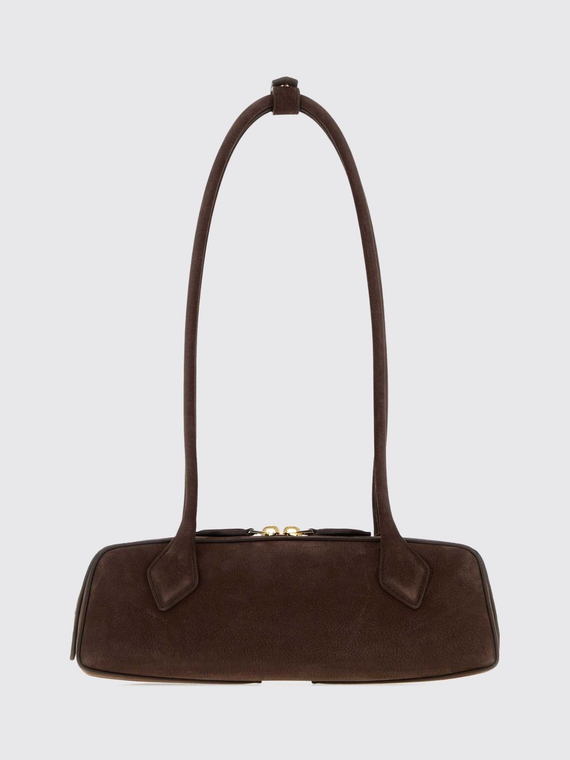 Alai�A Women Le Teckel Nubuck Shoulder Bag Alaia With Double Handle ALAIA