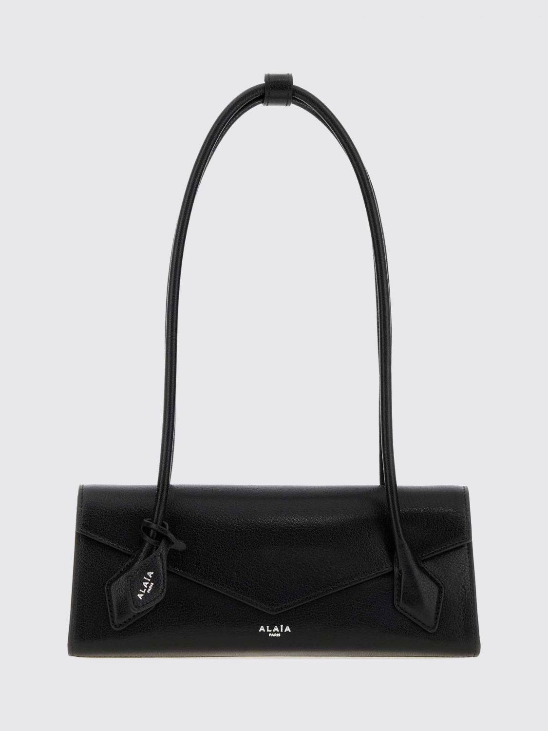Alai�A Women Le Teckel Sheepskin Leather Shoulder Bag Alaia With Flap Closure ALAIA