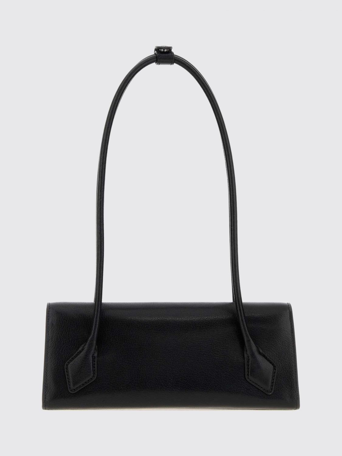 Alai�A Women Le Teckel Sheepskin Leather Shoulder Bag Alaia With Flap Closure ALAIA