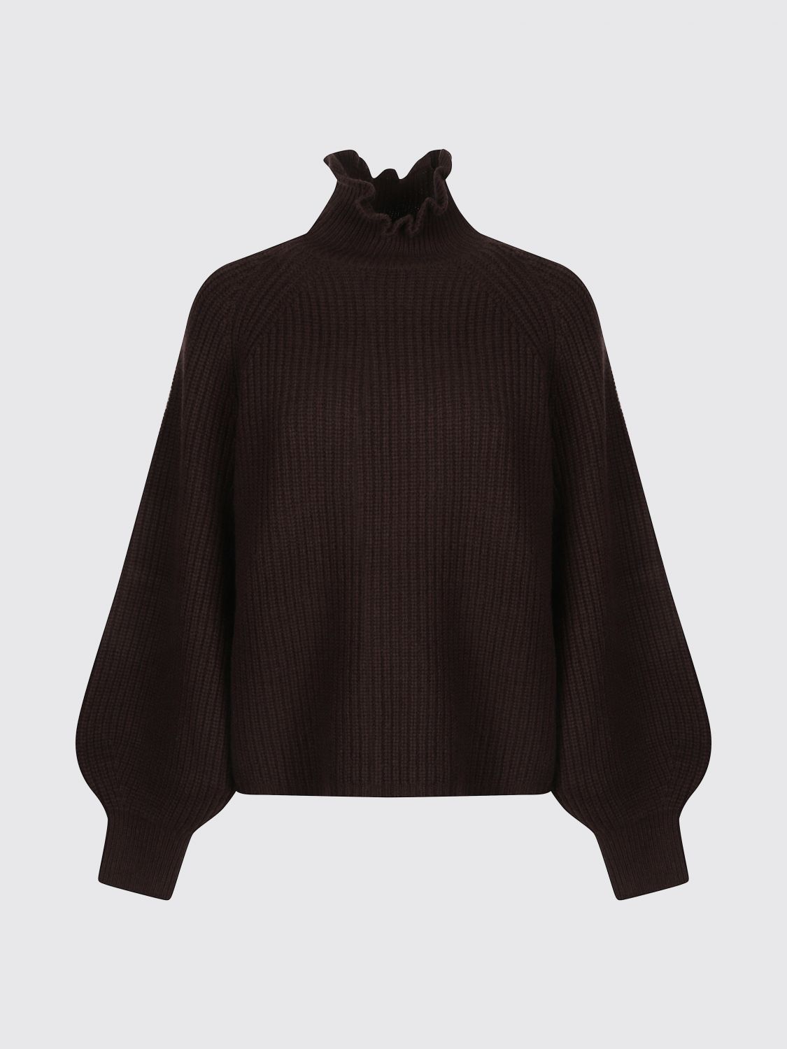 Max Mara Women Max Mara Wool And Cashmere Turtleneck Jumper With Balloon Sleeves MAX MARA