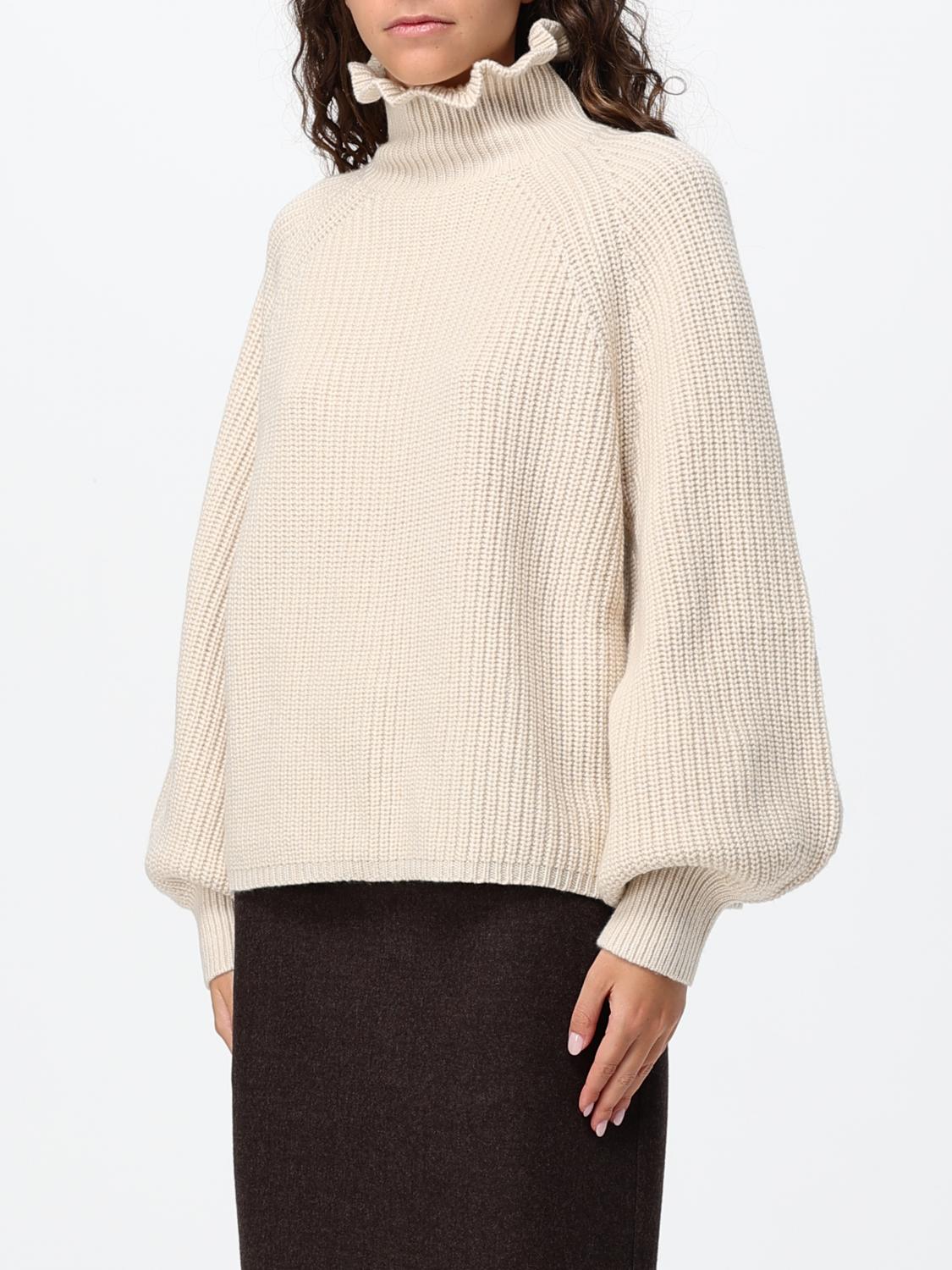 Max Mara Women Max Mara Wool And Cashmere Turtleneck Jumper With Balloon Sleeves MAX MARA