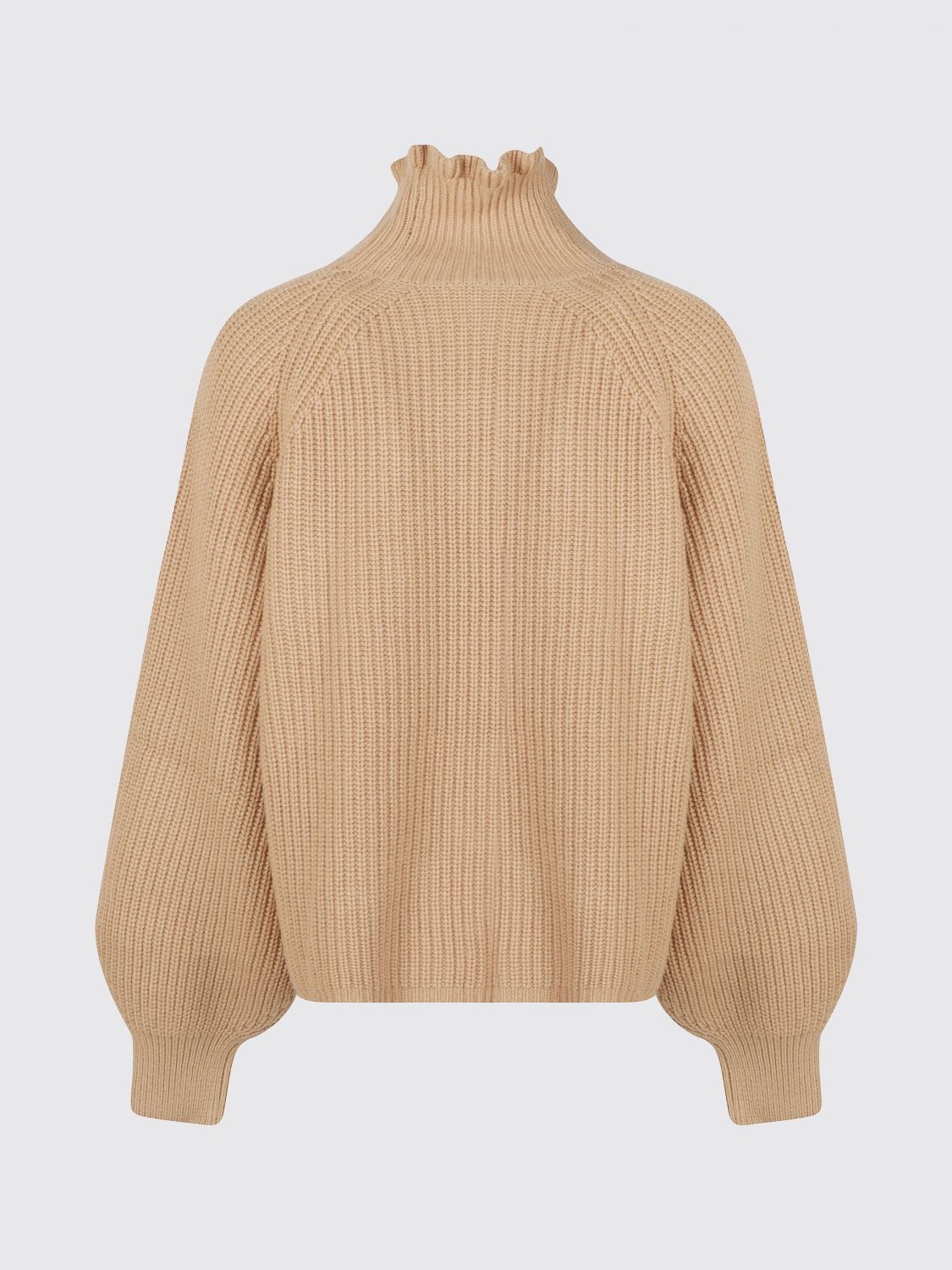 Max Mara Women Max Mara Wool And Cashmere Turtleneck Jumper With Balloon Sleeves MAX MARA