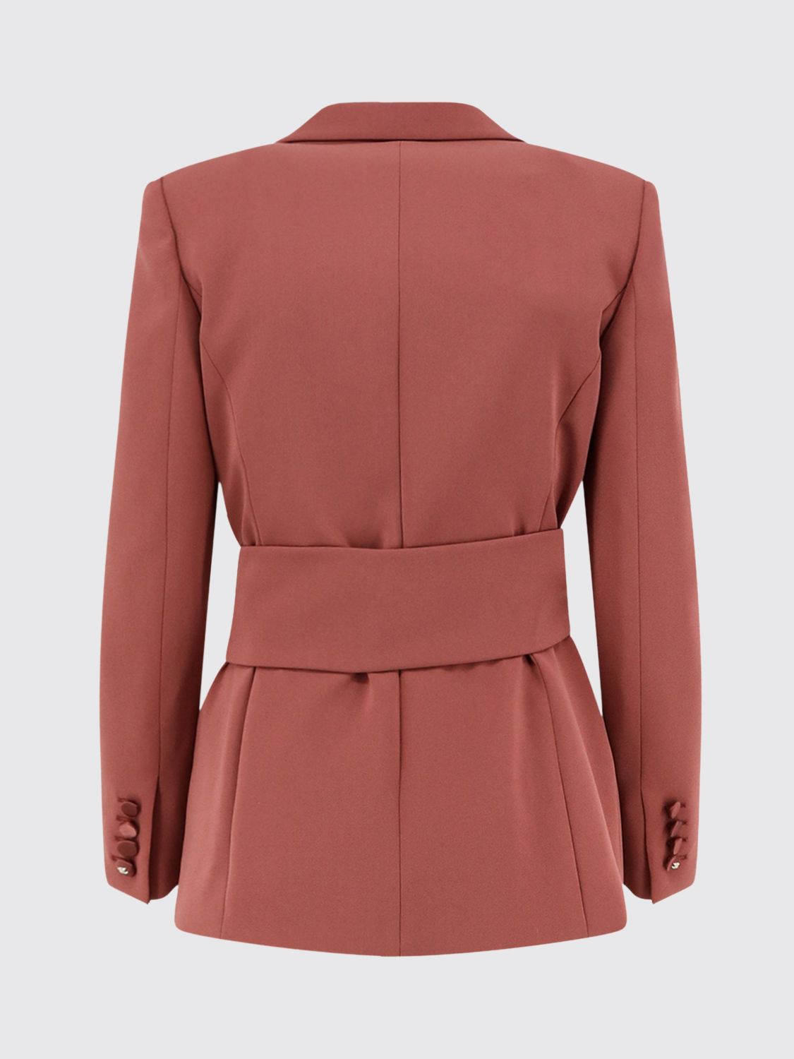 Max Mara Women Max Mara Cropped Cady Wrap Jacket With Peak Lapels And Belt MAX MARA