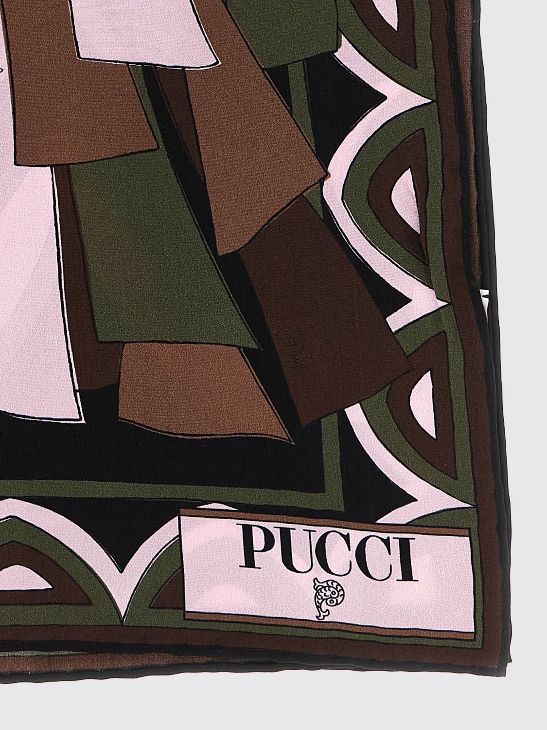 Pucci Women Square Silk Foulard Pucci With Iconic Abstract Print PUCCI