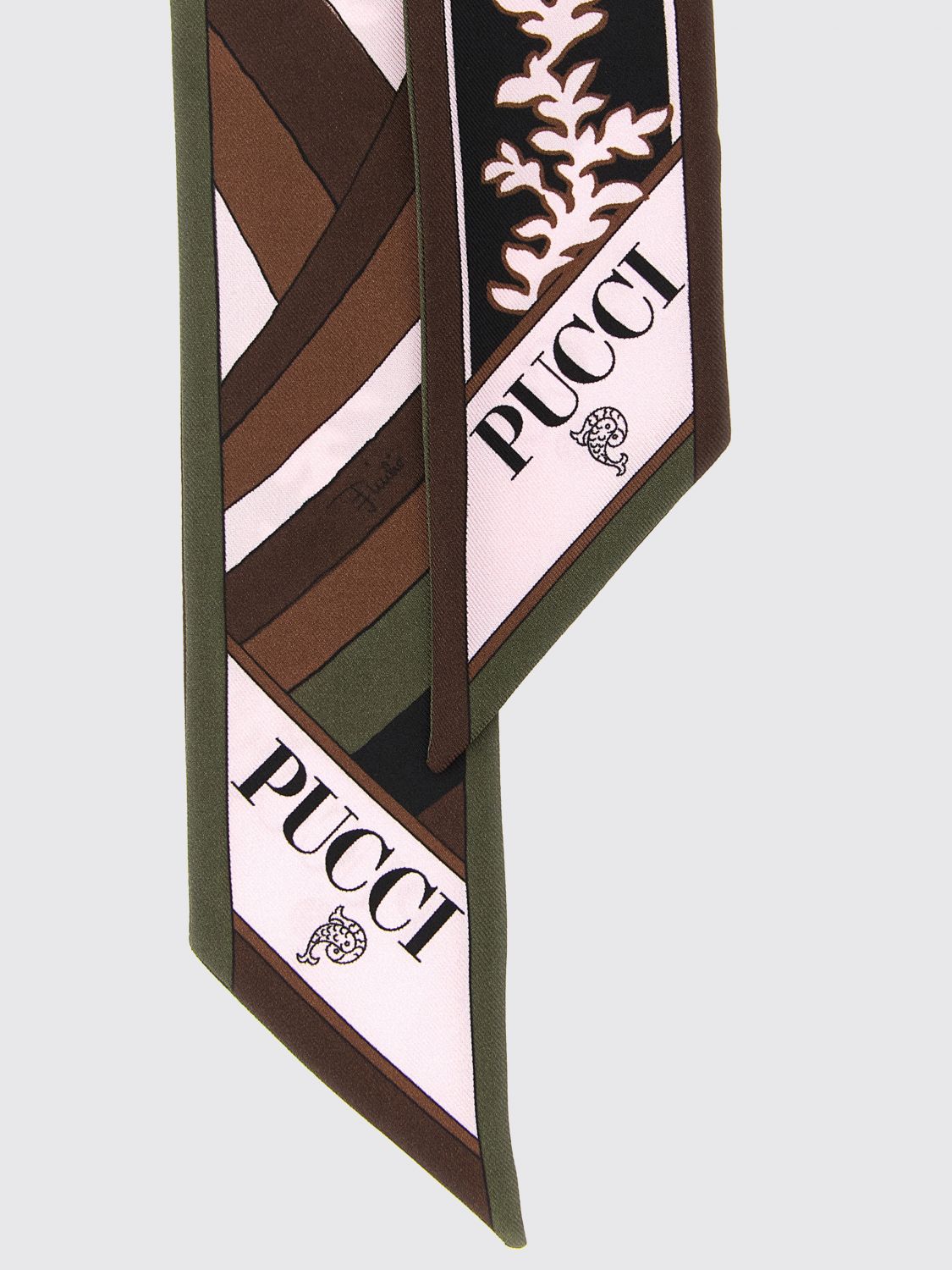 Pucci Women Rectangular Pop Abstract Print Silk Bandeau Pucci PUCCI