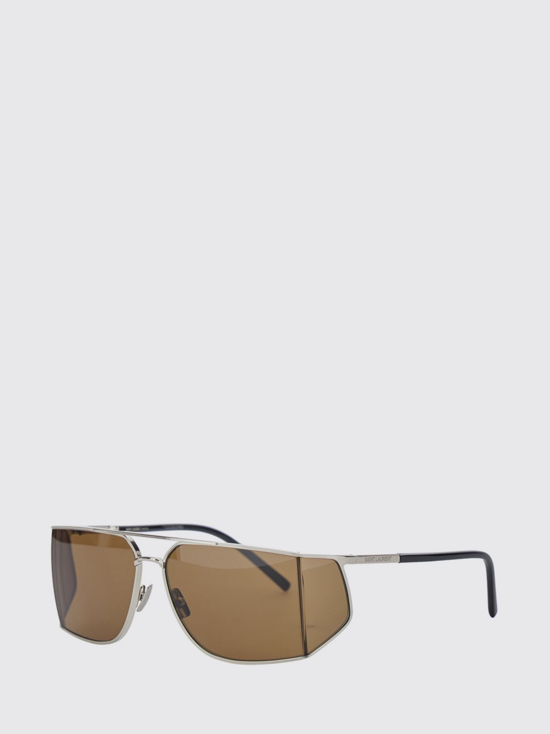 Saint Laurent Women Saint Laurent Metal Aviator Sunglasses With Double Bridge SAINT LAURENT