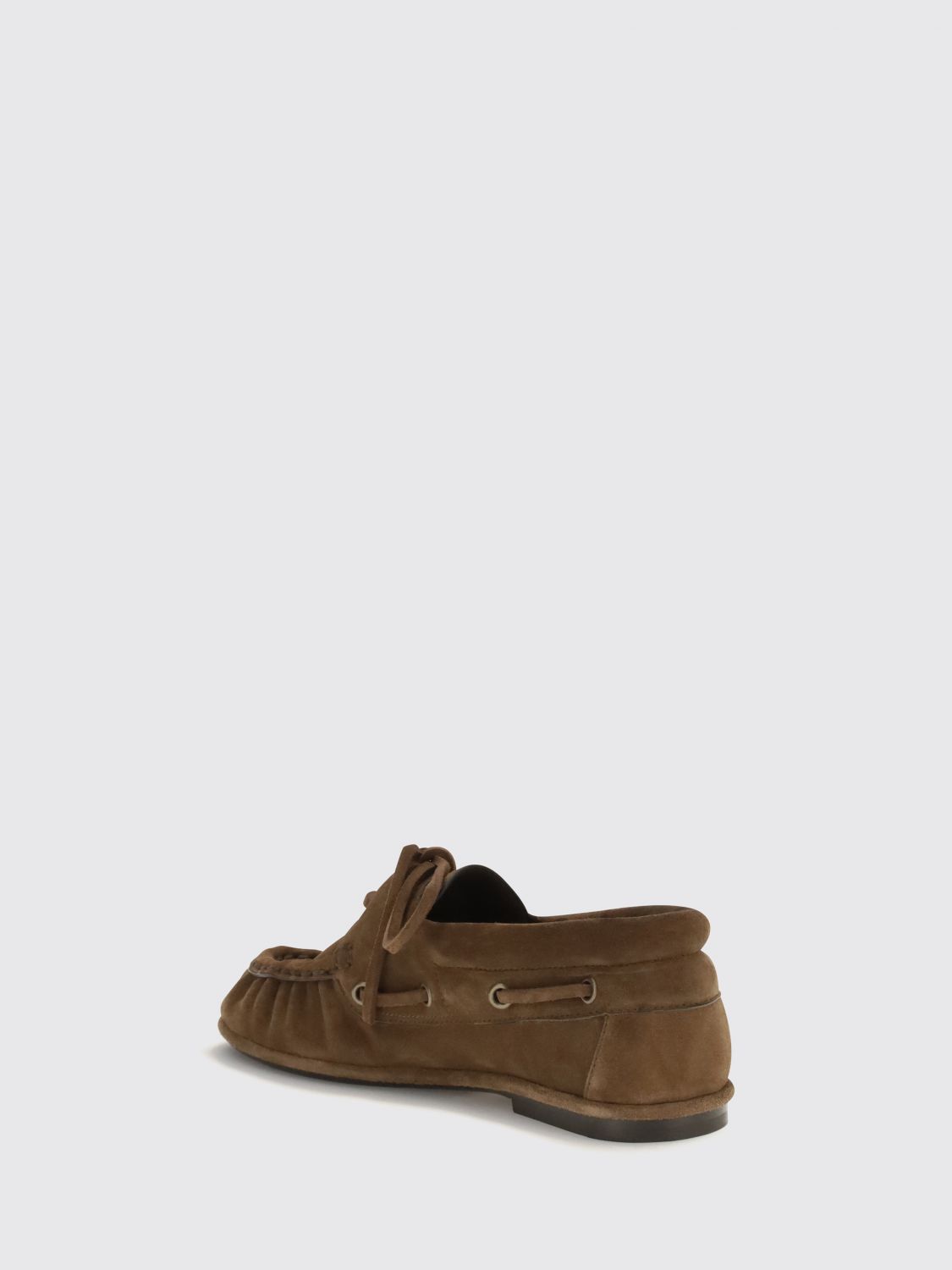 Saint Laurent Women Le Loafer Suede Loafers With Ysl Monogram Saint Laurent SAINT LAURENT