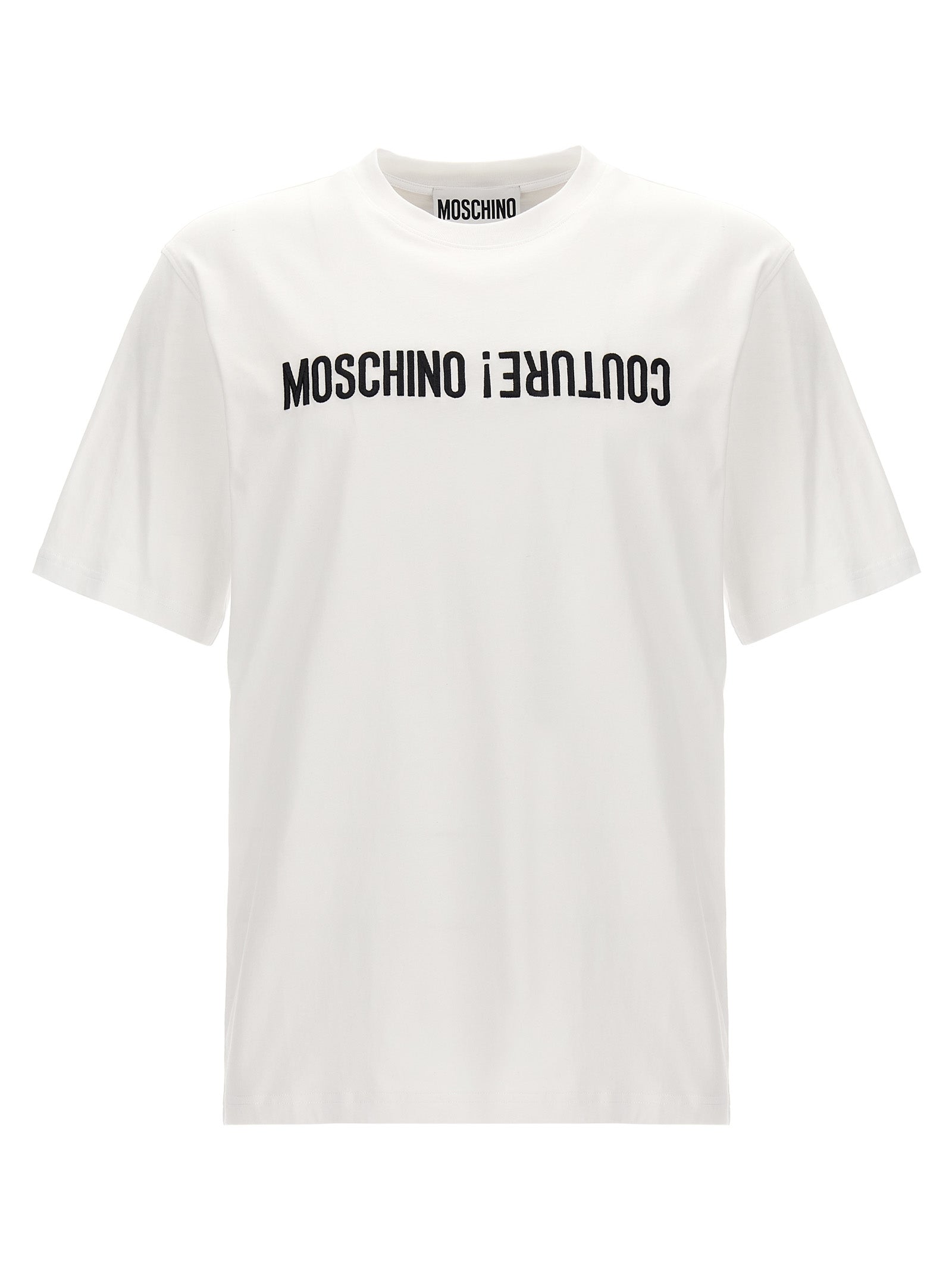 Moschino Men Logo Embroidery T-Shirt MOSCHINO