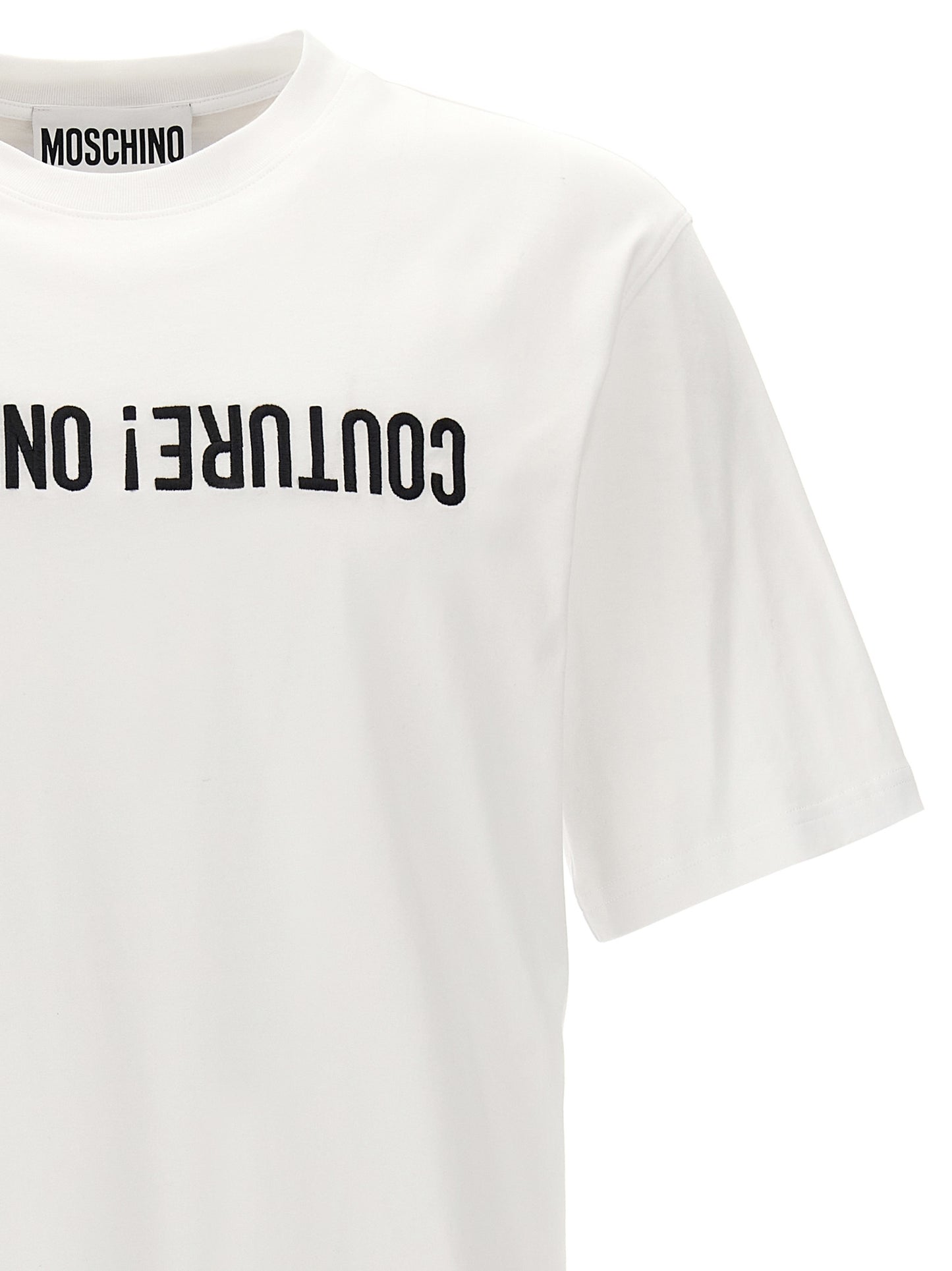 Moschino Men Logo Embroidery T-Shirt MOSCHINO