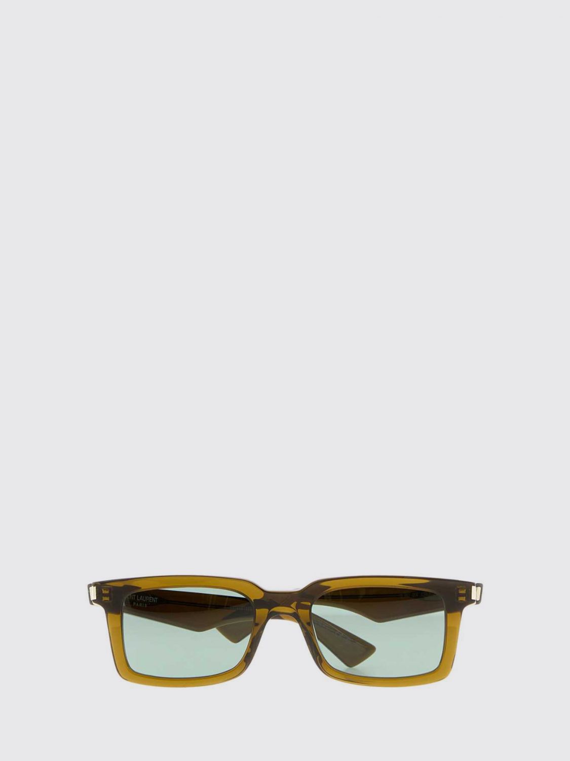 Saint Laurent Men Rectangular Acetate Sunglasses Saint Laurent With Colored Lenses SAINT LAURENT