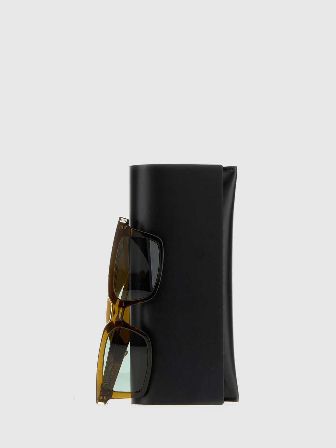 Saint Laurent Men Rectangular Acetate Sunglasses Saint Laurent With Colored Lenses SAINT LAURENT