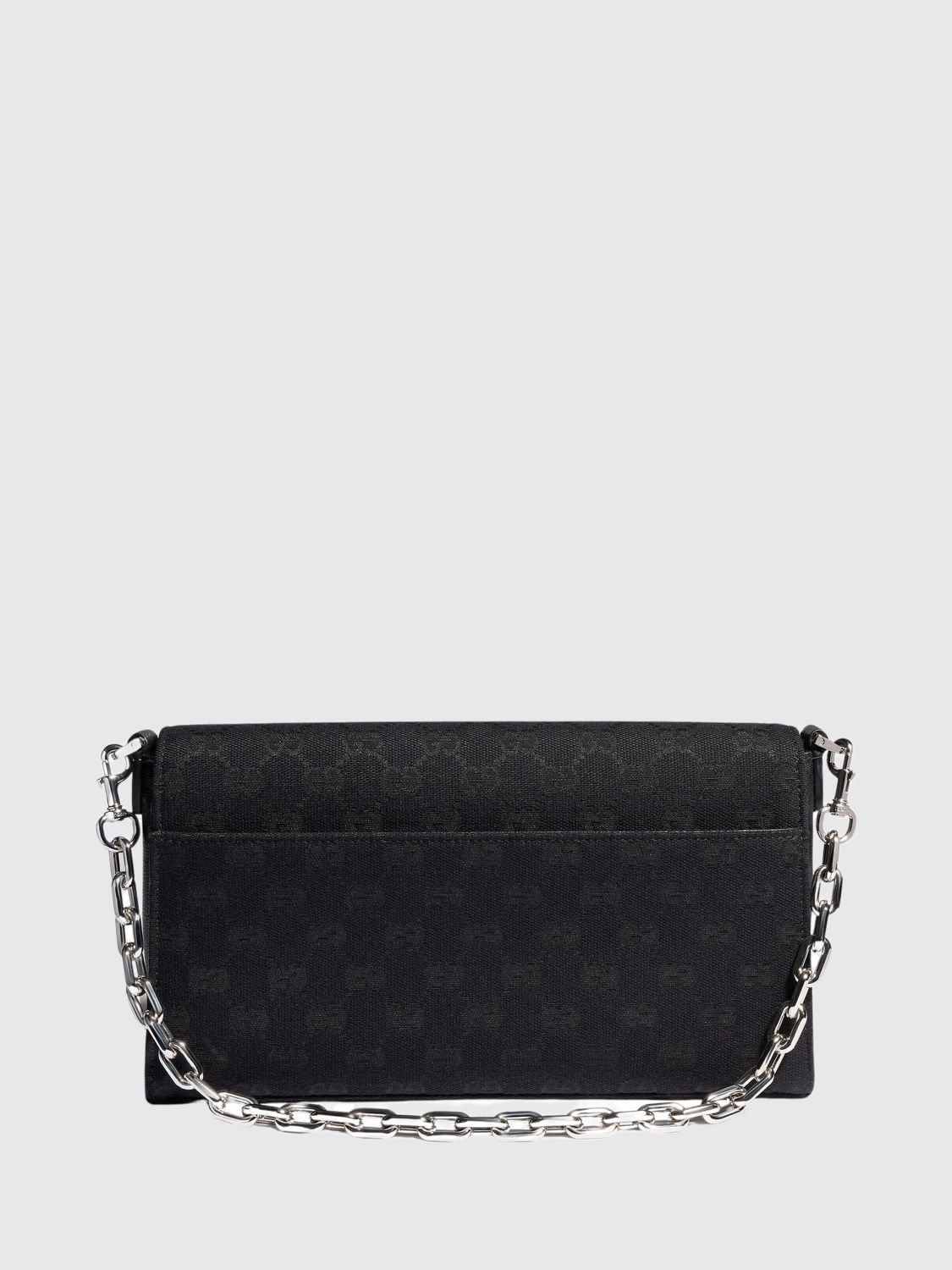 Gucci Women Gucci Horsebit Ristretto Shoulder Bag In Gg Monogram Jacquard GUCCI
