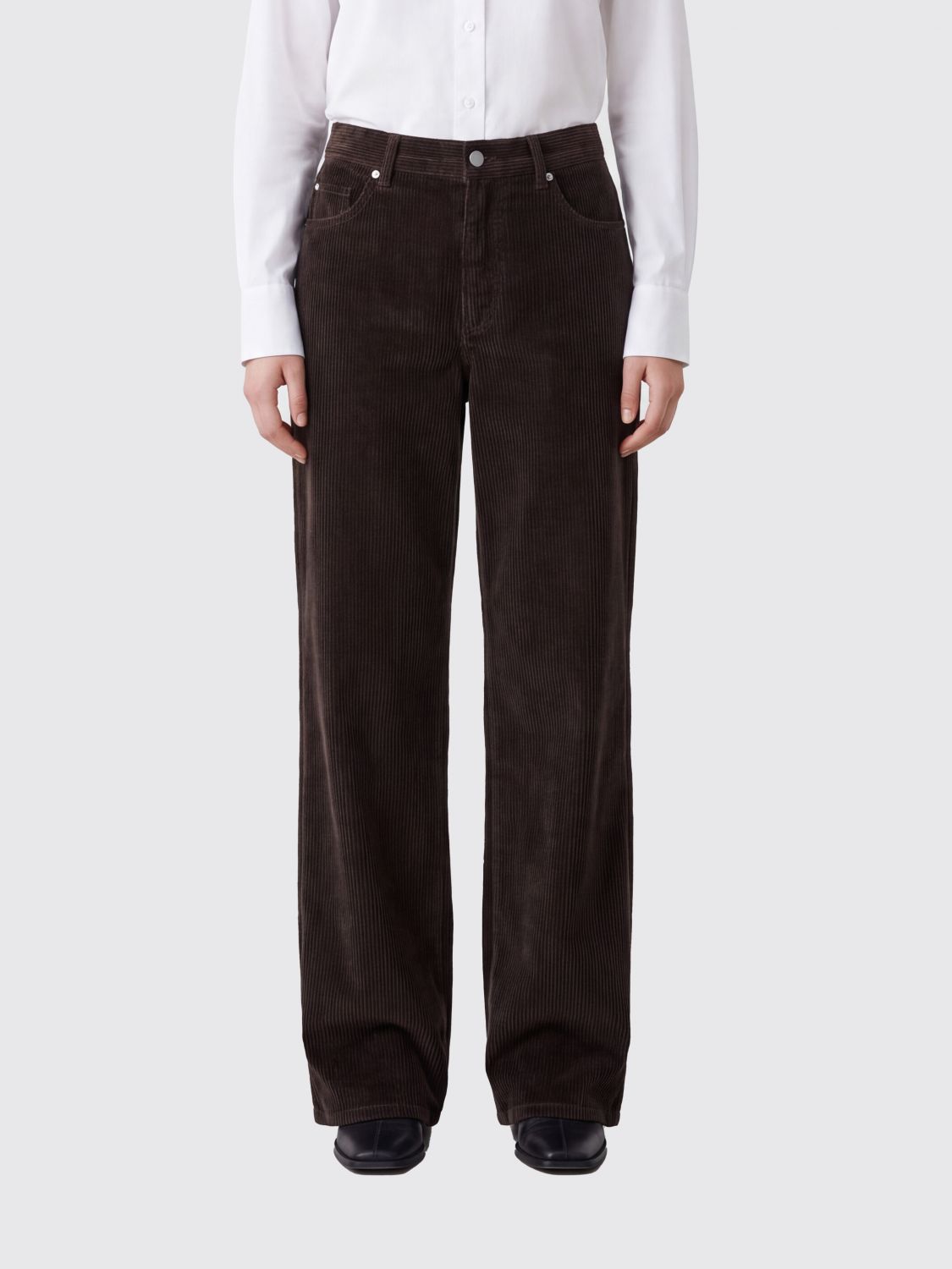 Loewe Women 5-Pocket Straight-Leg Loewe Corduroy Trousers LOEWE