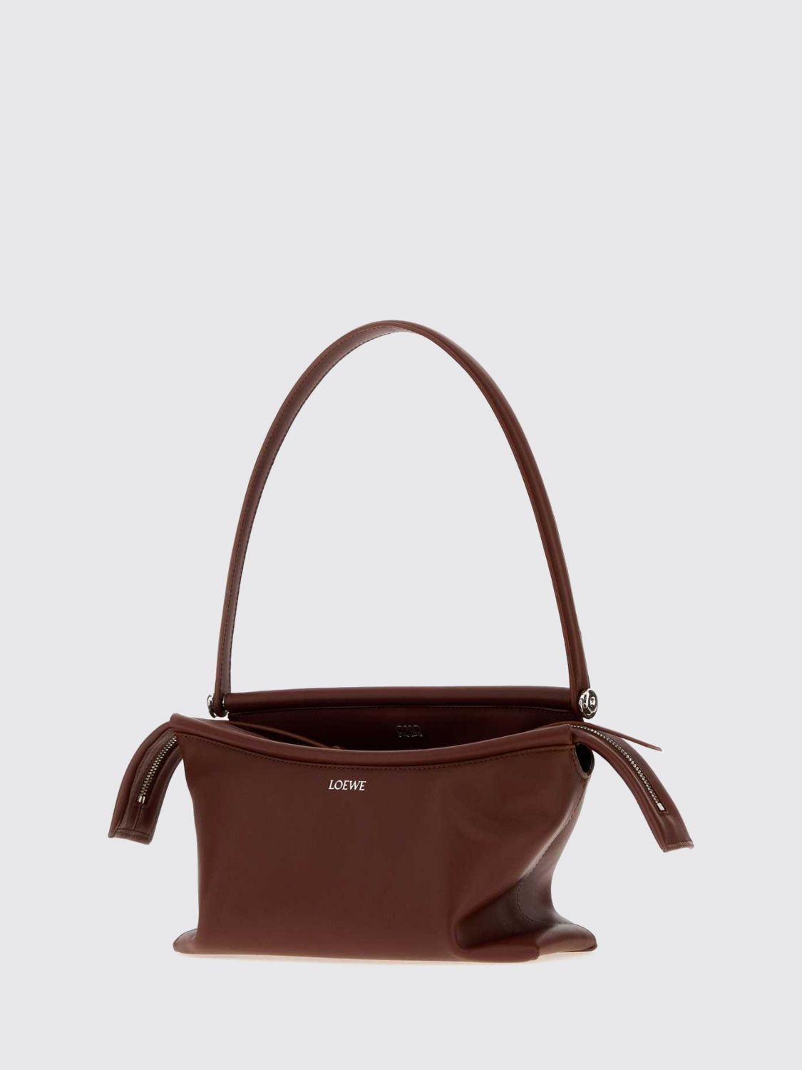 Loewe Women Whisker Smooth Calfskin Shoulder Bag With Flat Handle Loewe LOEWE