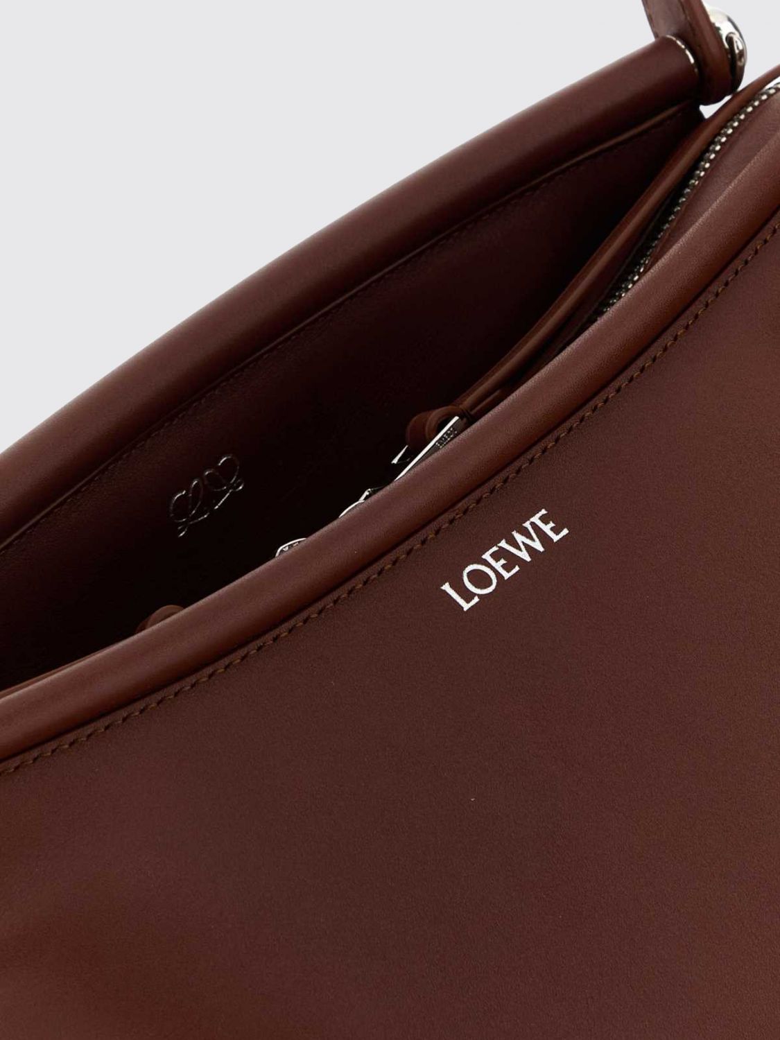 Loewe Women Whisker Smooth Calfskin Shoulder Bag With Flat Handle Loewe LOEWE