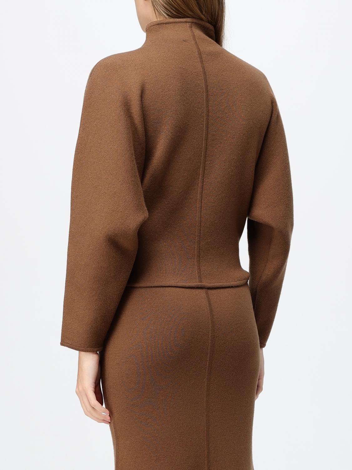 Max Mara Women Max Mara Wool And Cashmere Funnel Neck Jumper With Dropped Shoulders MAX MARA