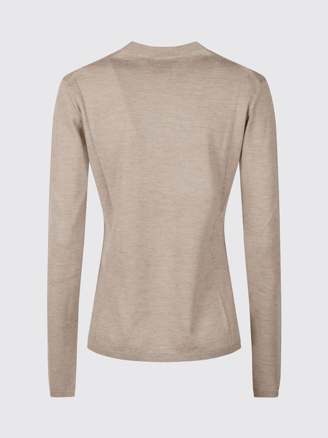 Max Mara Women Max Mara Pure Virgin Wool Relaxed Fit Crewneck Jumper With Dropped Shoulders MAX MARA
