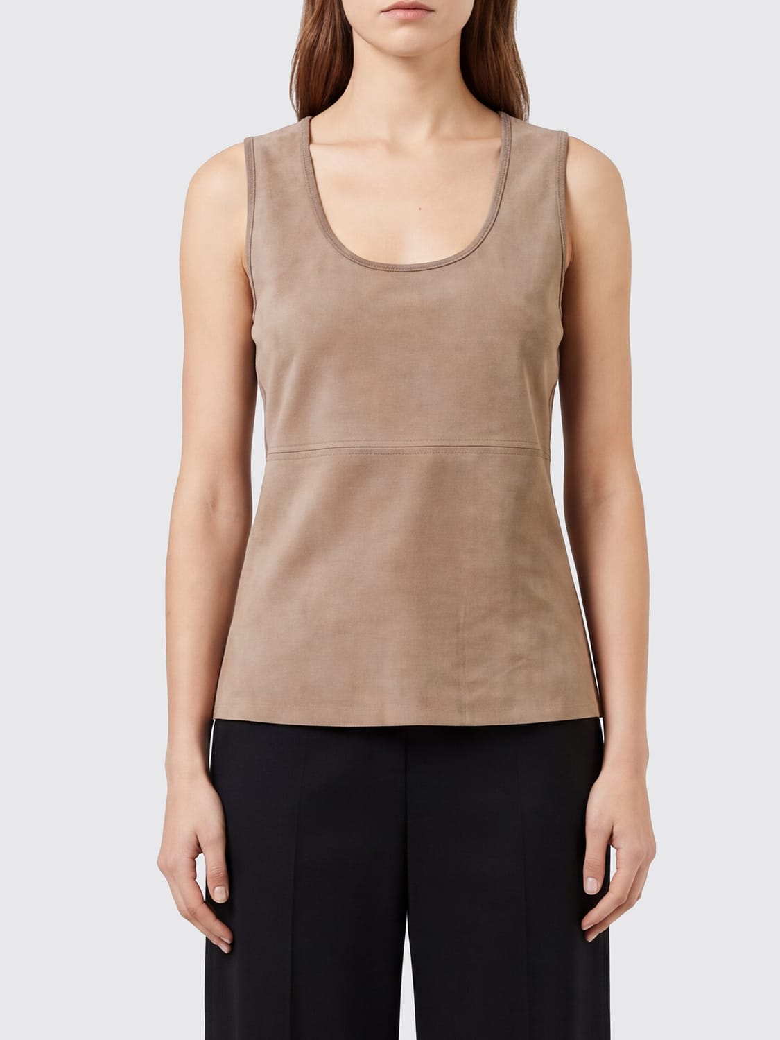 Max Mara Women Max Mara Off-The-Shoulder Virgin Wool And Cashmere Top MAX MARA