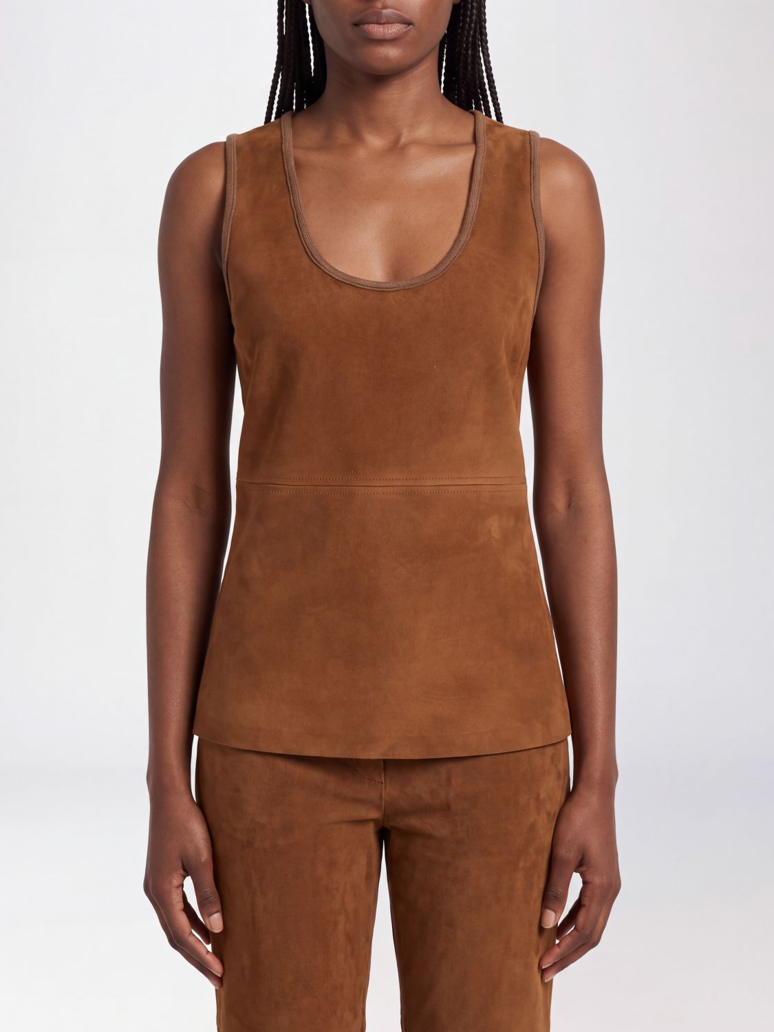Max Mara Women Max Mara Off-The-Shoulder Virgin Wool And Cashmere Top MAX MARA