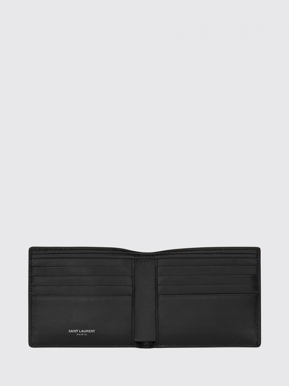 Saint Laurent Men Cassandre Bifold Wallet Saint Laurent In Calfskin Leather With Ysl Monogram SAINT LAURENT