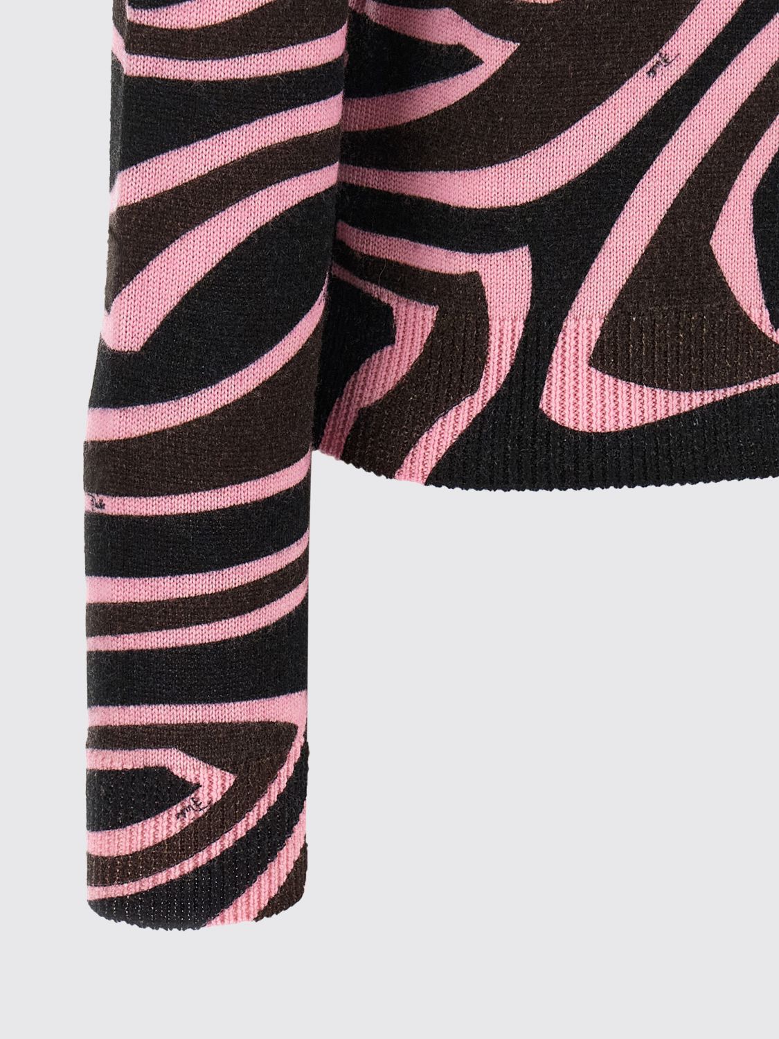 Pucci Women Pucci Abstract-Print Wool-Blend Slim Fit Turtleneck Jumper PUCCI