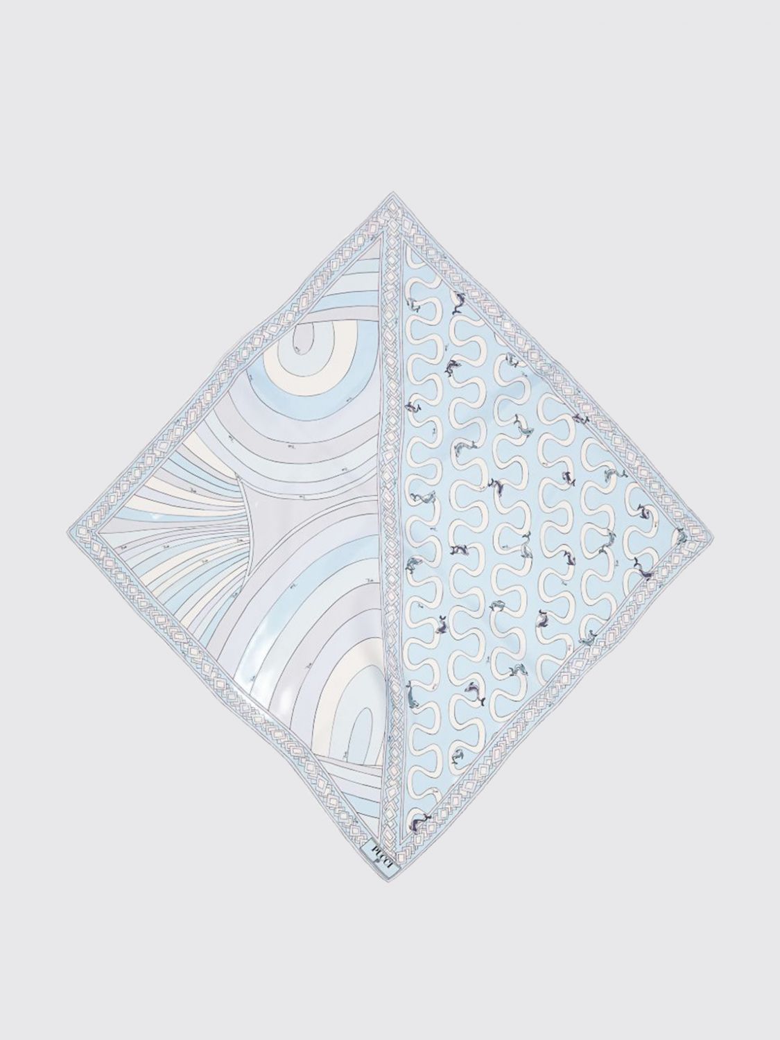 Pucci Women Pucci Vintage Design Foulard In Pure Silk With Fauna Print PUCCI