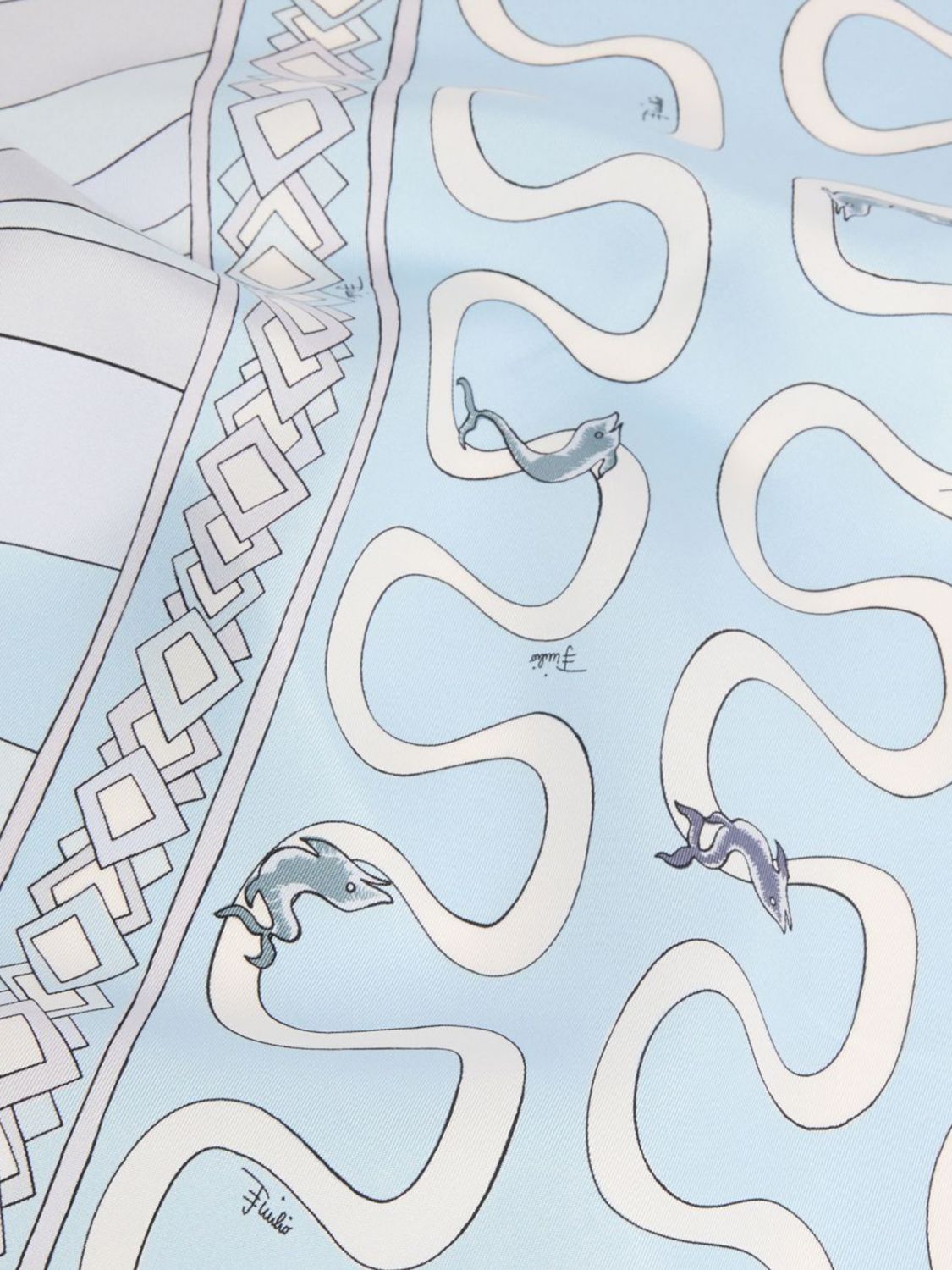 Pucci Women Pucci Vintage Design Foulard In Pure Silk With Fauna Print PUCCI