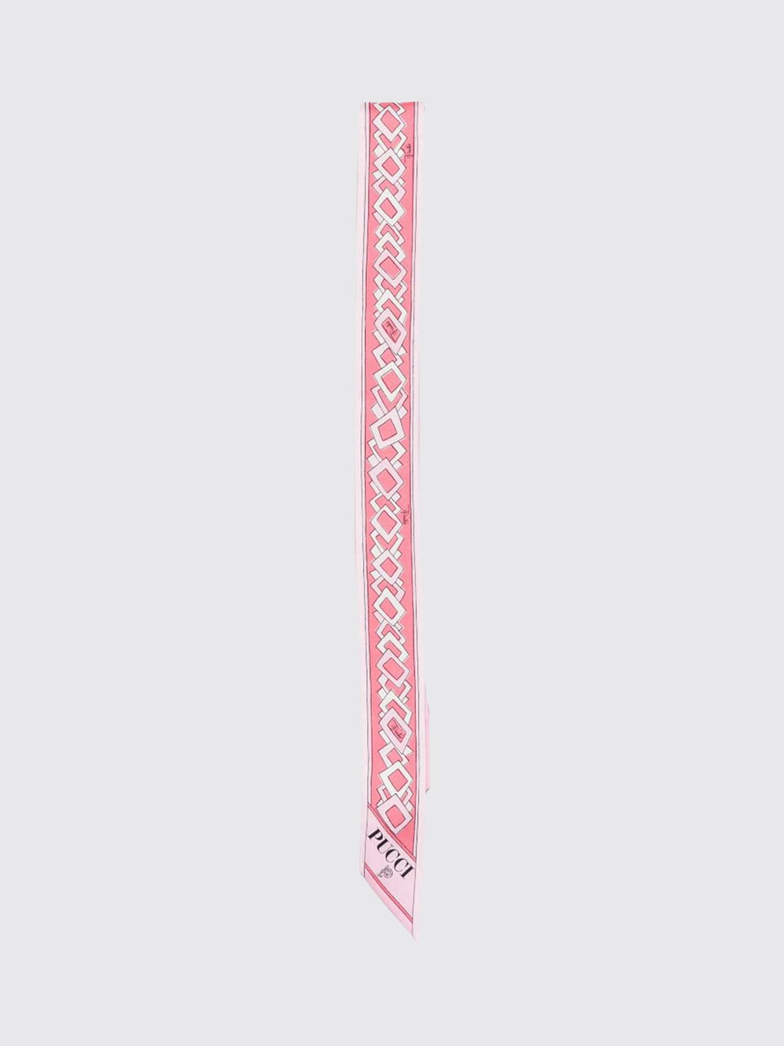 Pucci Women Pucci Vintage Design Bandeau Foulard In Pure Silk With Logo Print PUCCI