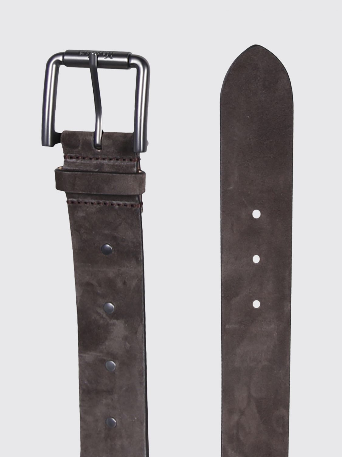 Max Mara Women Adjustable Max Mara Suede Leather Belt With Double Buckle MAX MARA
