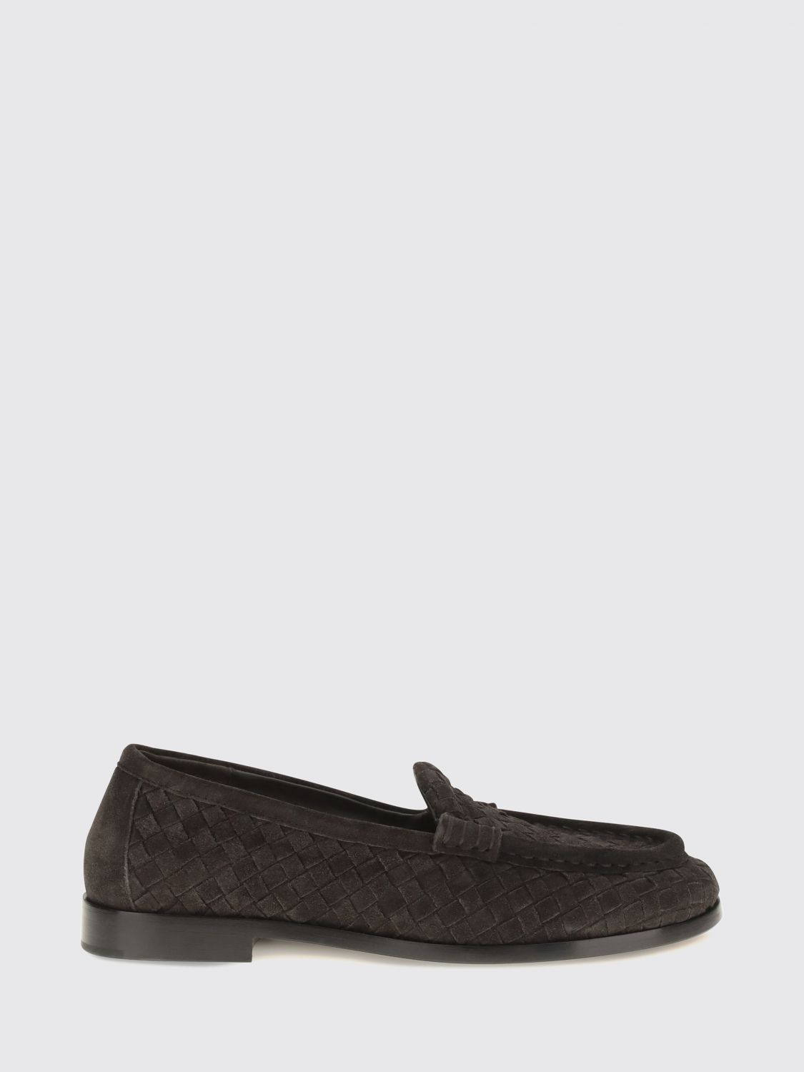 Bottega Veneta Women Silenzio Suede Loafers Bottega Veneta With Intrecciato Weave Detail BOTTEGA VENETA