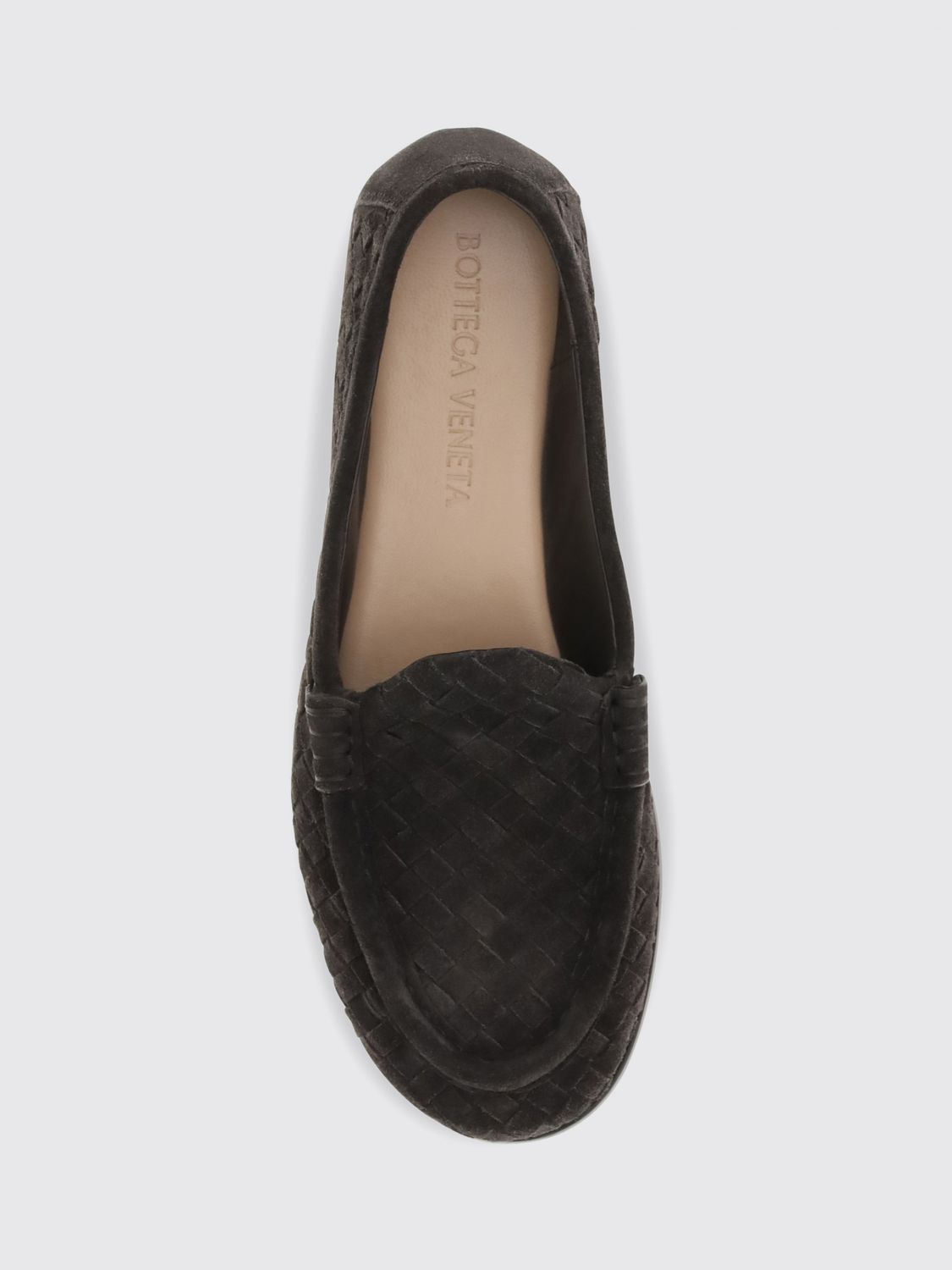 Bottega Veneta Women Silenzio Suede Loafers Bottega Veneta With Intrecciato Weave Detail BOTTEGA VENETA