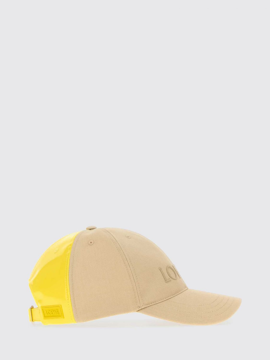 Loewe Women Loewe Two-Colour Cotton Twill Baseball Cap With Embroidered Logo LOEWE