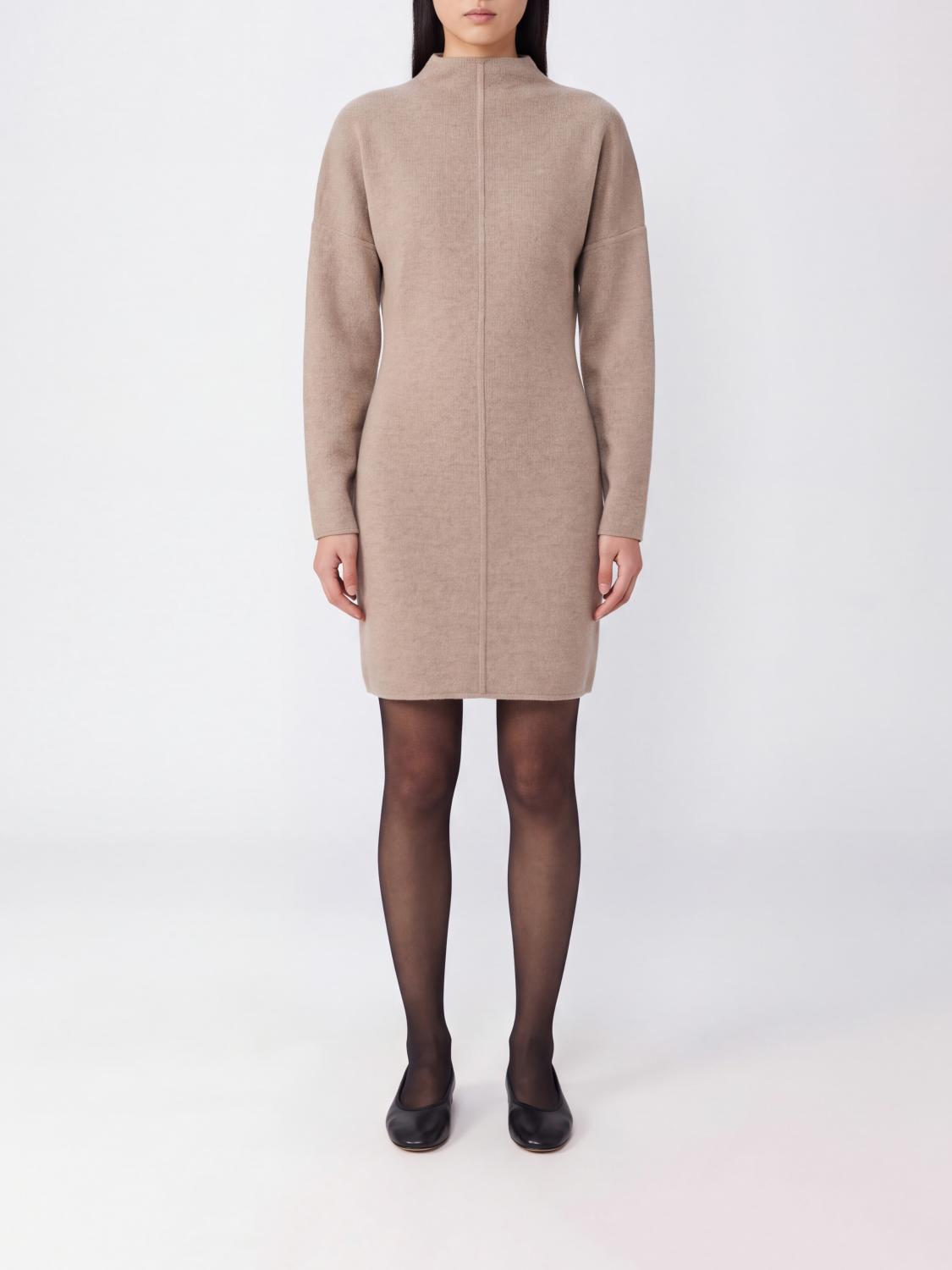 Max Mara Women Max Mara High-Neck Slim Fit Wool And Cashmere Knit Mini Dress MAX MARA