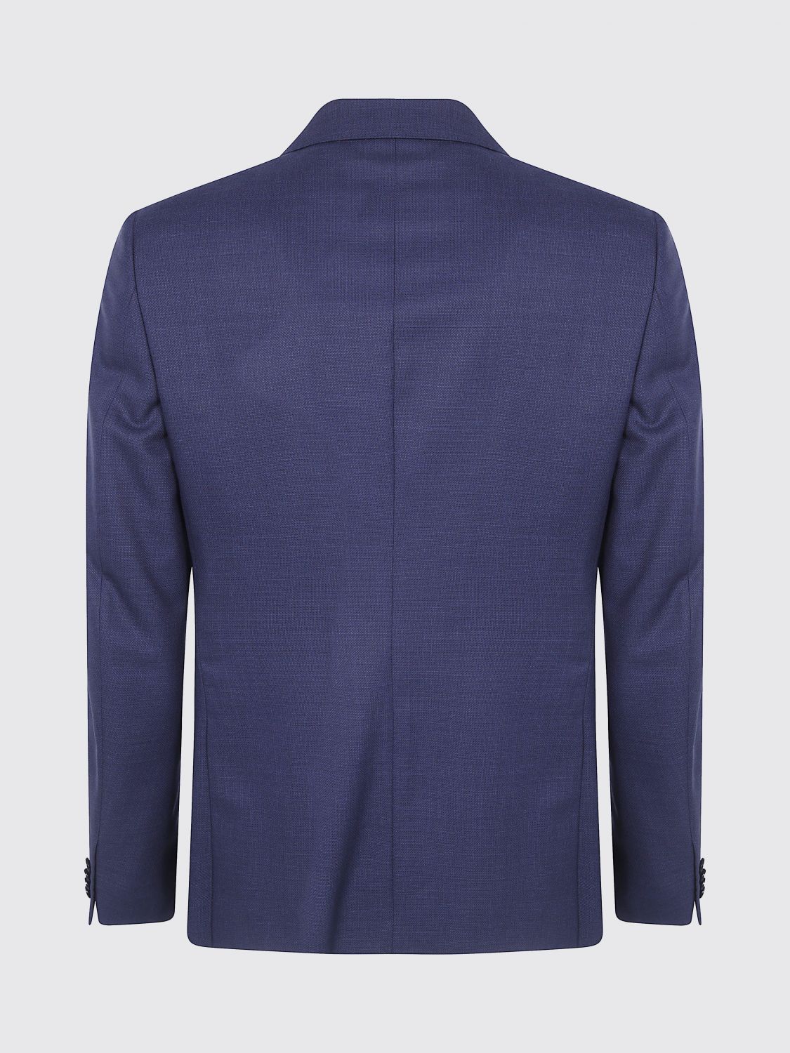 Zegna Men Single-Breasted Zegna Suit In Pure Wool With Classic Lapels And Two Buttons ZEGNA