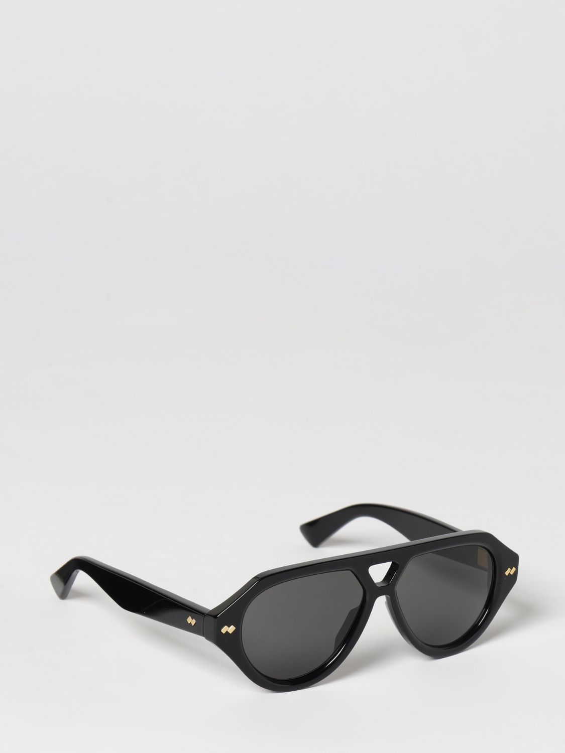Bottega Veneta Men Double Bridge Aviator Sunglasses Bottega Veneta In Recycled Acetate BOTTEGA VENETA
