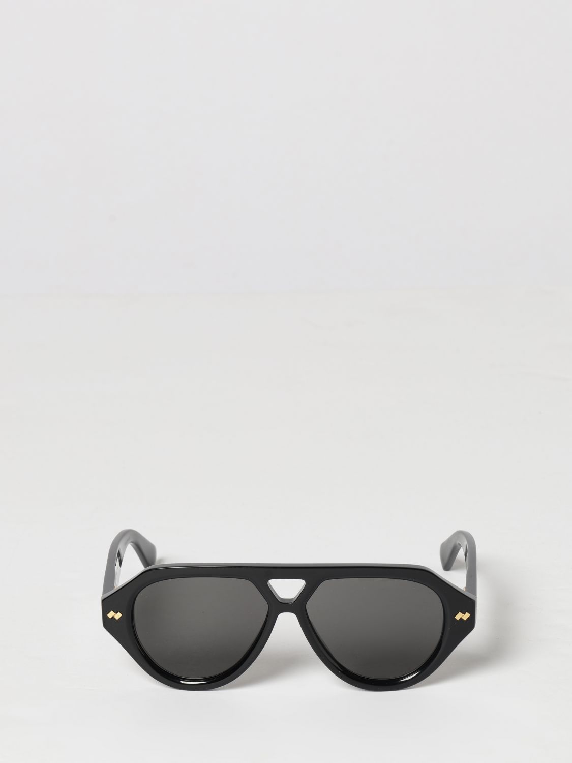 Bottega Veneta Men Double Bridge Aviator Sunglasses Bottega Veneta In Recycled Acetate BOTTEGA VENETA