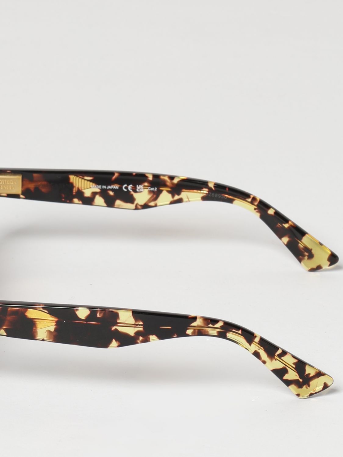Bottega Veneta Men Double Bridge Aviator Sunglasses Bottega Veneta In Recycled Acetate BOTTEGA VENETA