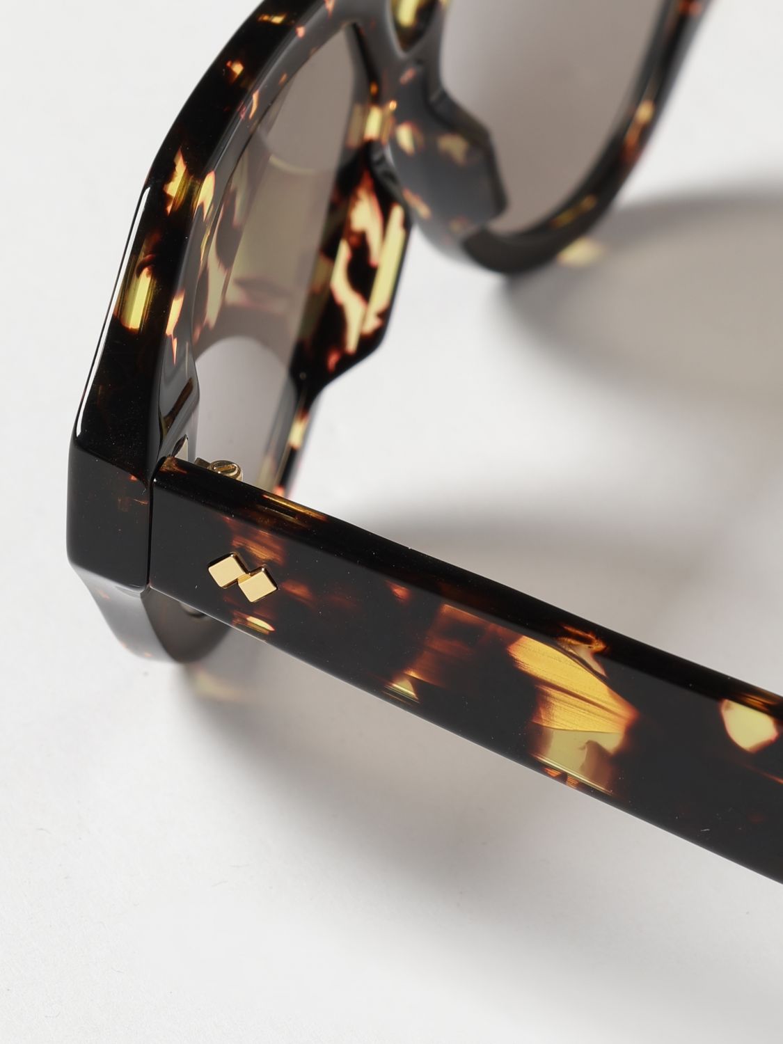 Bottega Veneta Men Double Bridge Aviator Sunglasses Bottega Veneta In Recycled Acetate BOTTEGA VENETA