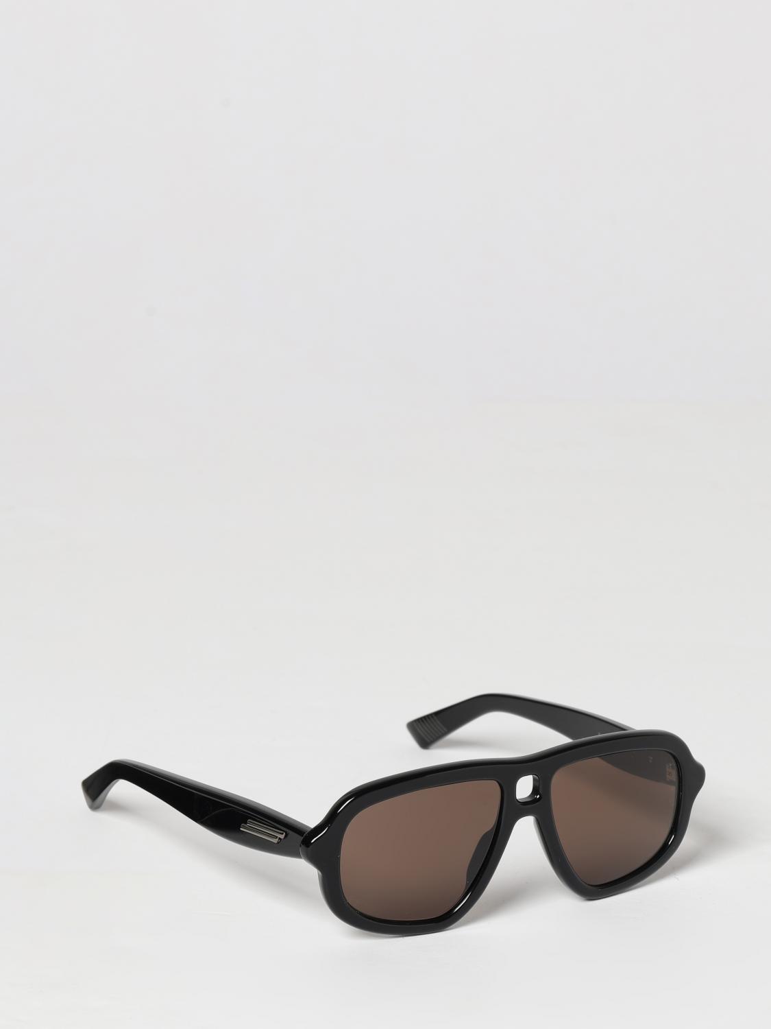 Bottega Veneta Men Double Bridge Aviator Sunglasses Bottega Veneta In Recycled Acetate BOTTEGA VENETA