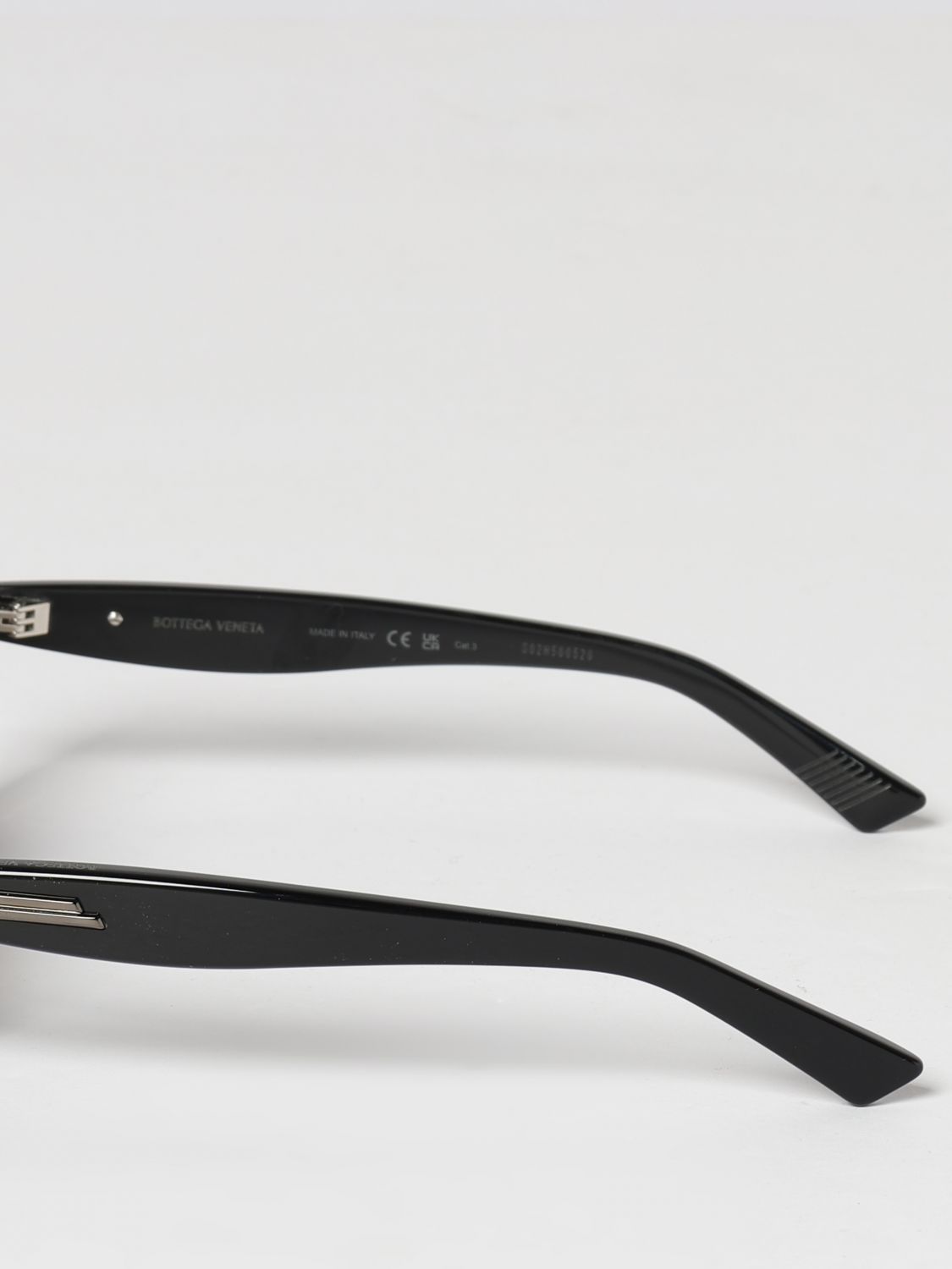 Bottega Veneta Men Double Bridge Aviator Sunglasses Bottega Veneta In Recycled Acetate BOTTEGA VENETA