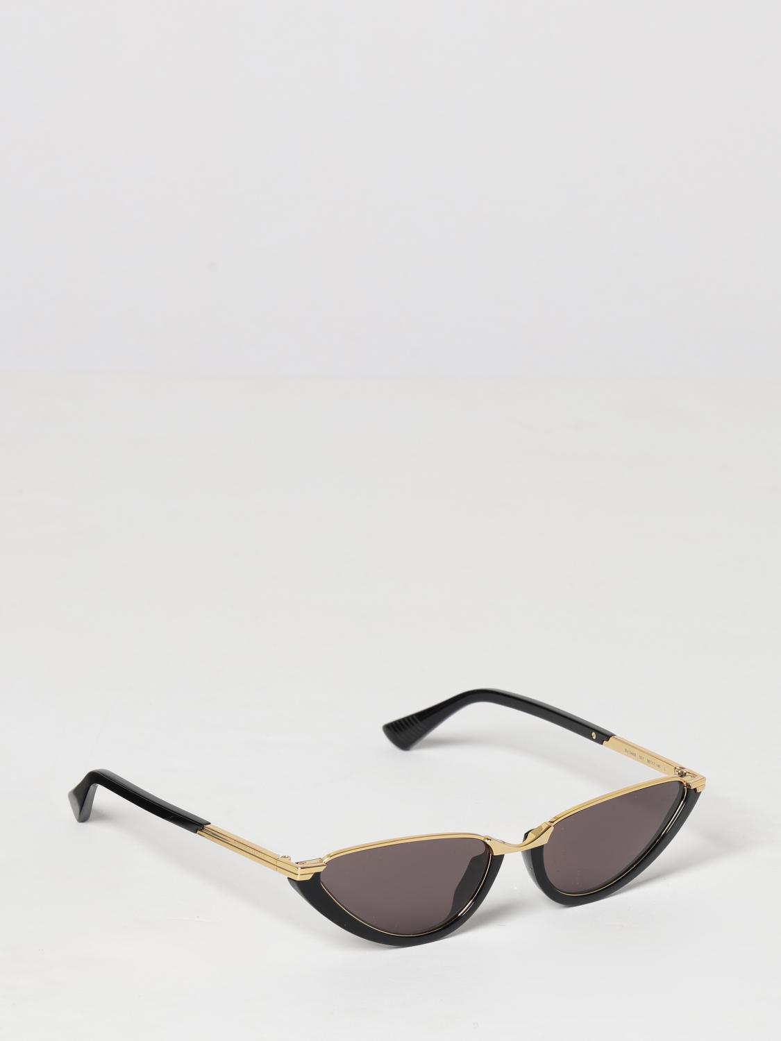 Bottega Veneta Women Bicolour Cat-Eye Sunglasses Bottega Veneta In Recycled Acetate And Metal BOTTEGA VENETA