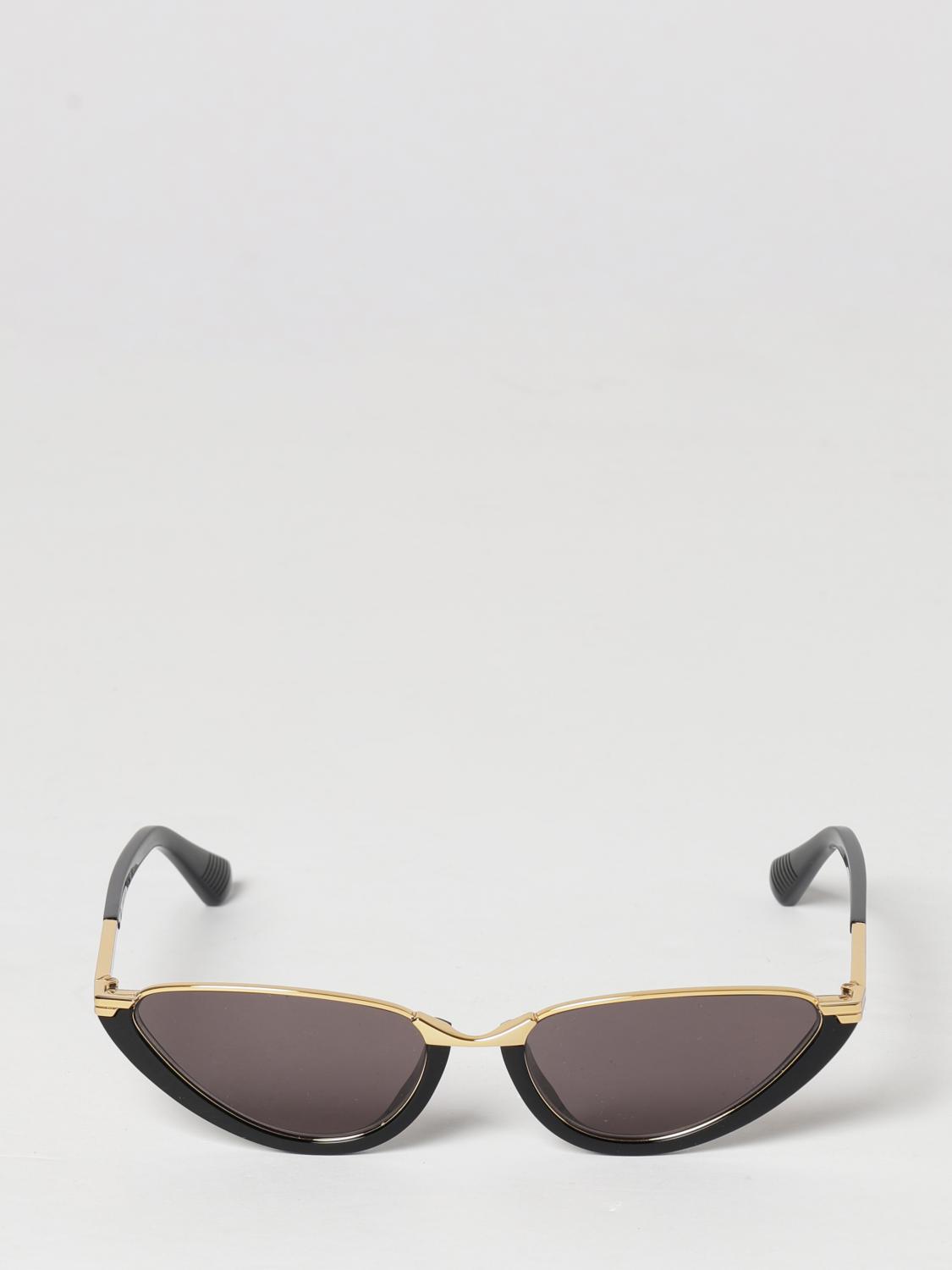 Bottega Veneta Women Bicolour Cat-Eye Sunglasses Bottega Veneta In Recycled Acetate And Metal BOTTEGA VENETA