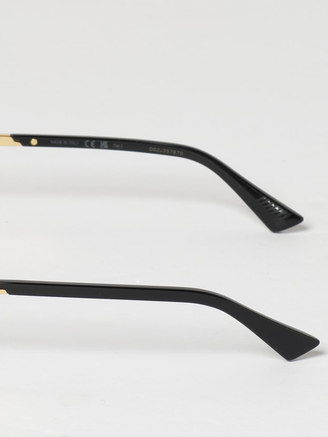 Bottega Veneta Women Bicolour Cat-Eye Sunglasses Bottega Veneta In Recycled Acetate And Metal BOTTEGA VENETA