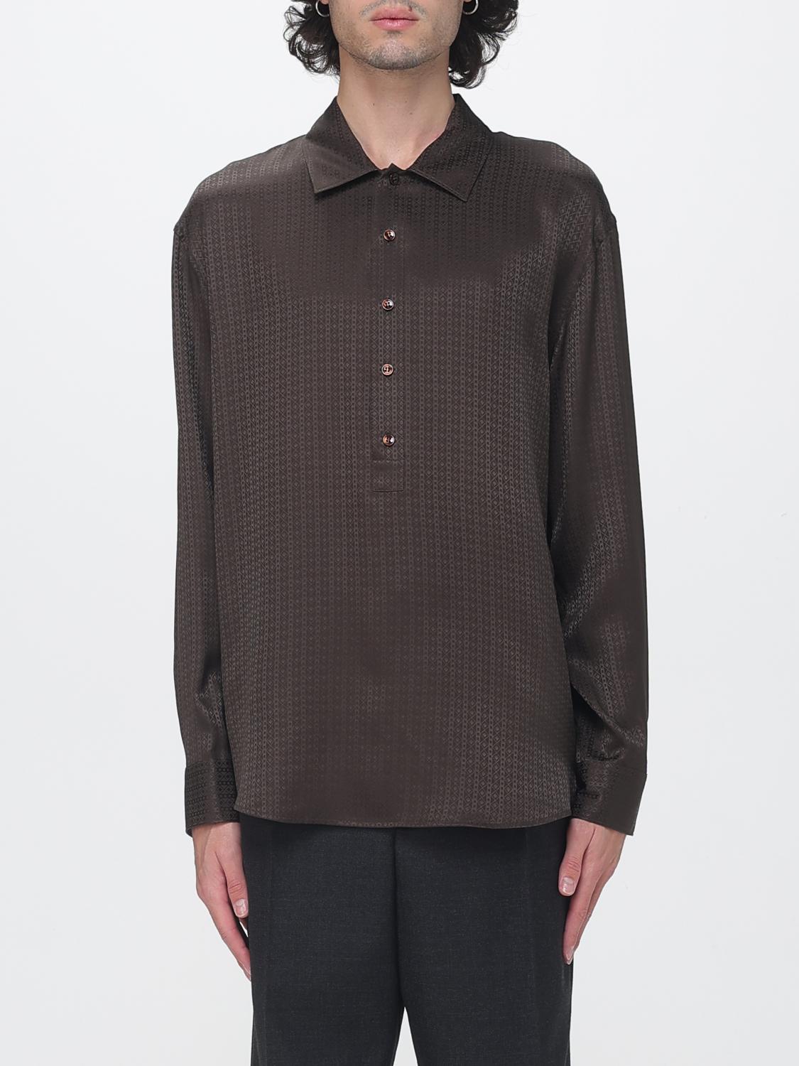 Saint Laurent Men Tapered Fit Saint Laurent Virgin Wool Tailored Trousers With Pleats SAINT LAURENT