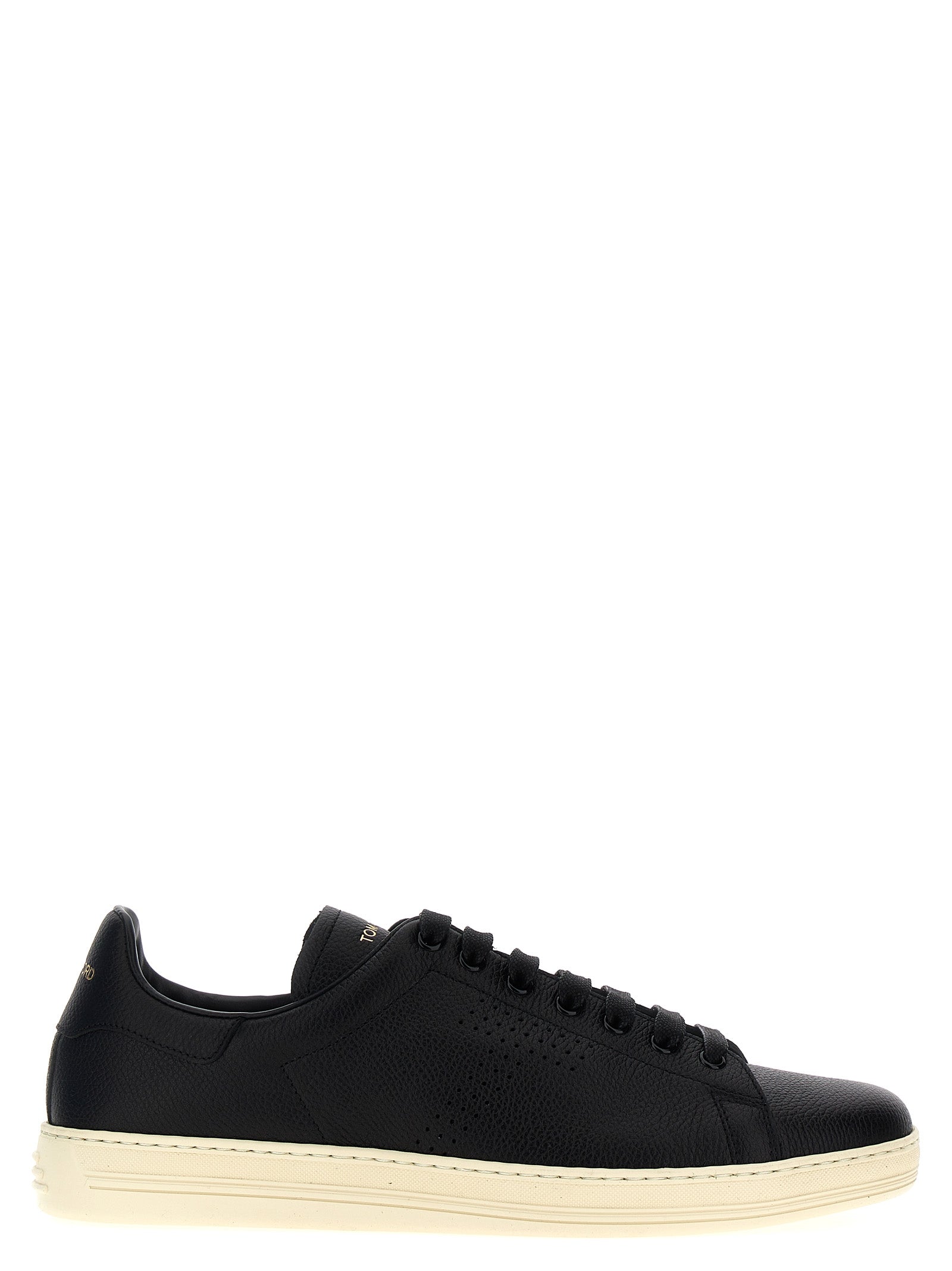 Tom Ford Men Logo Leather Sneakers TOM FORD