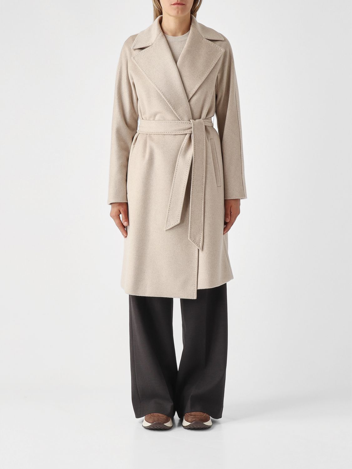 Max Mara Studio Women Coat Woman Max Mara Studio MAX MARA STUDIO