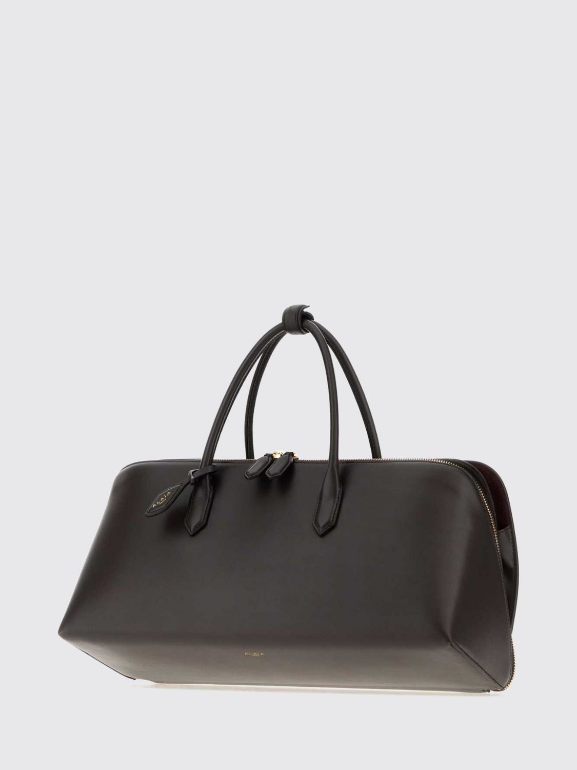 Alai�A Women Alaia Delta Smooth Calfskin Handbag With Double Handle ALAIA