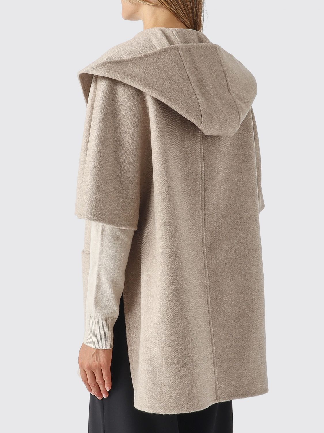 Max Mara Women Max Mara Single-Breasted 100% Cashmere Coat With Shawl Collar MAX MARA