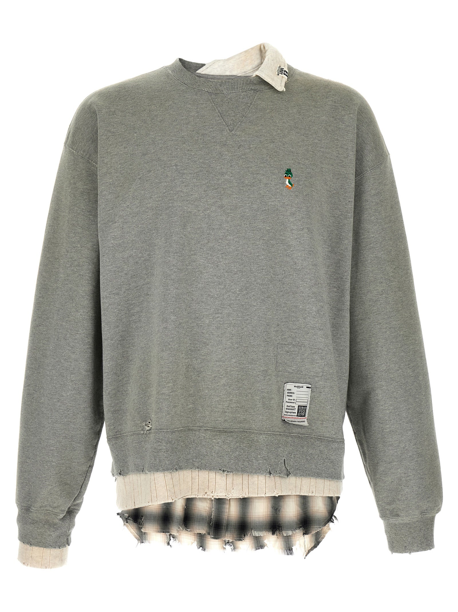 Maison Mihara Yasuhiro Men Three Layer Sweatshirt MAISON MIHARA YASUHIRO